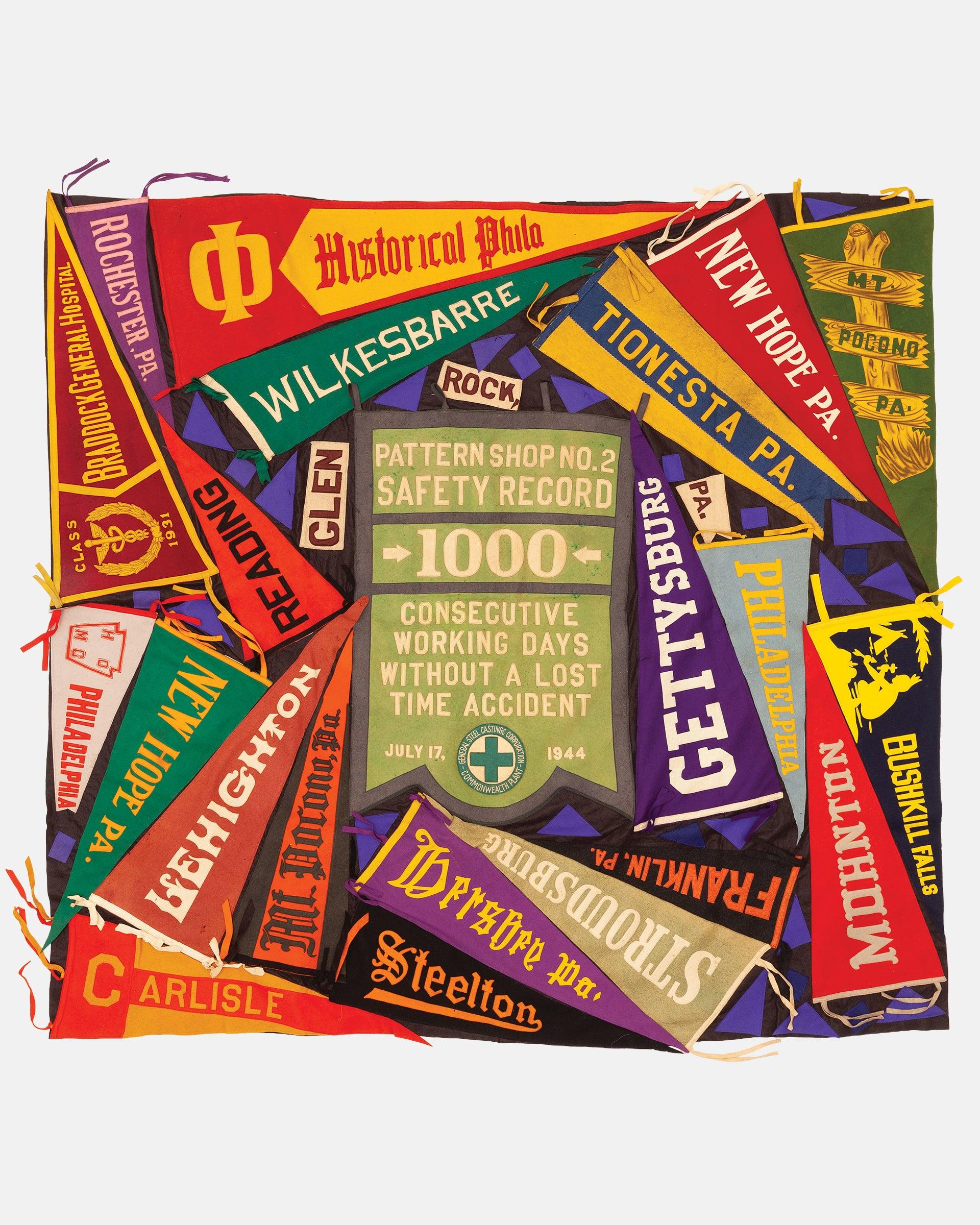 Vintage Pennant Quilt - Town and Country #17