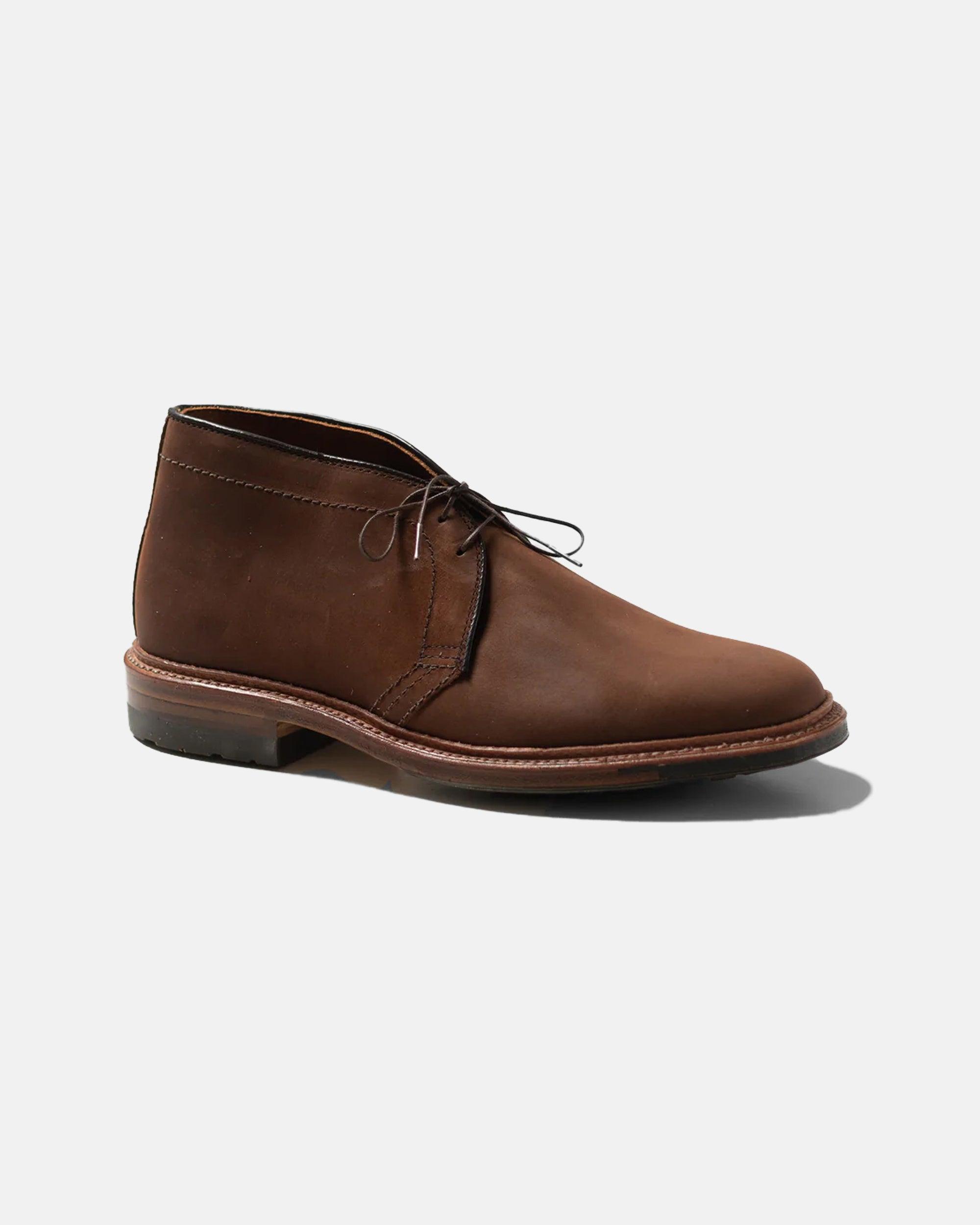 Made-in-USA Tobacco Oiled Chamois Chukka Boot