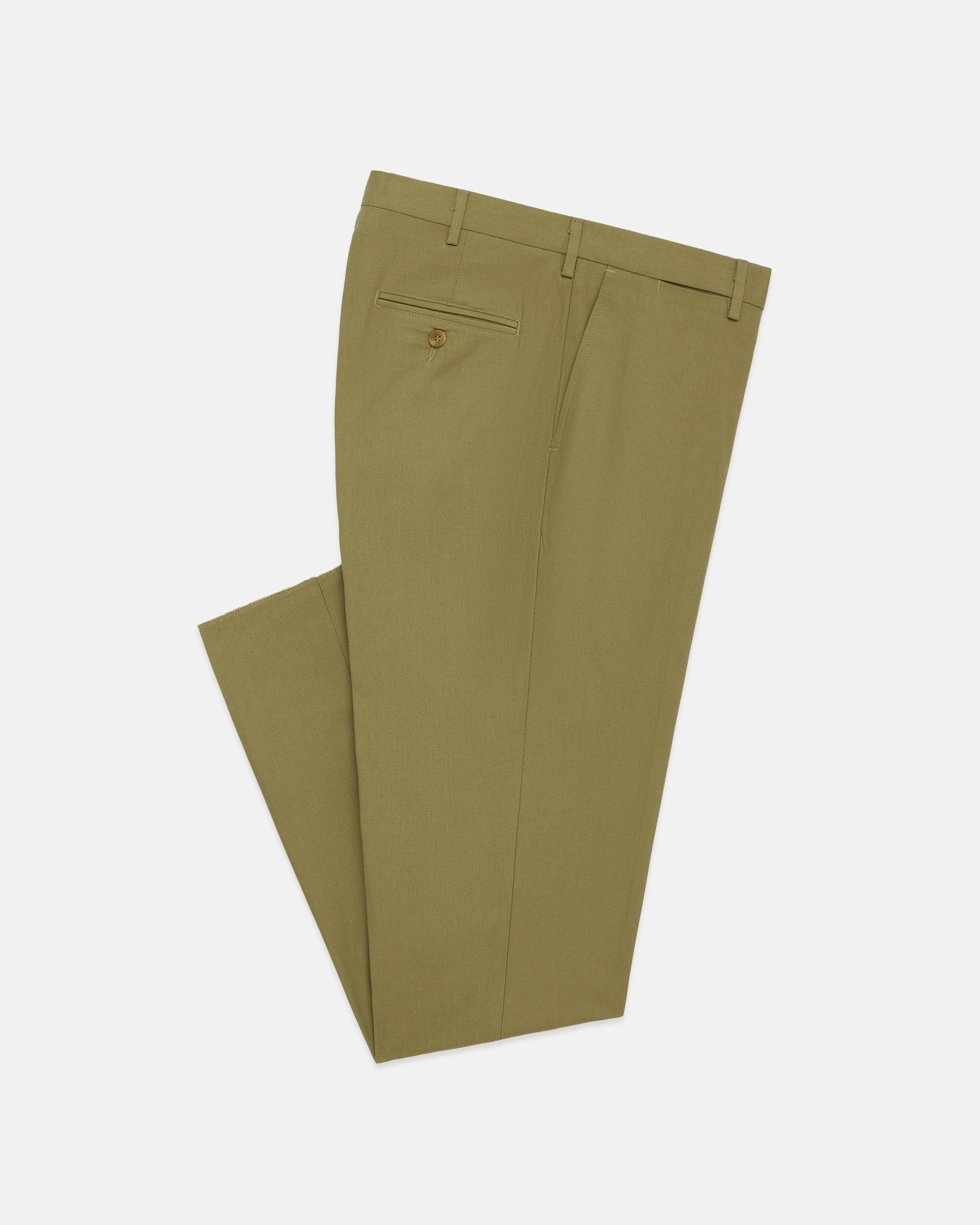 Made-in-USA Khaki Cotton Duck Pant