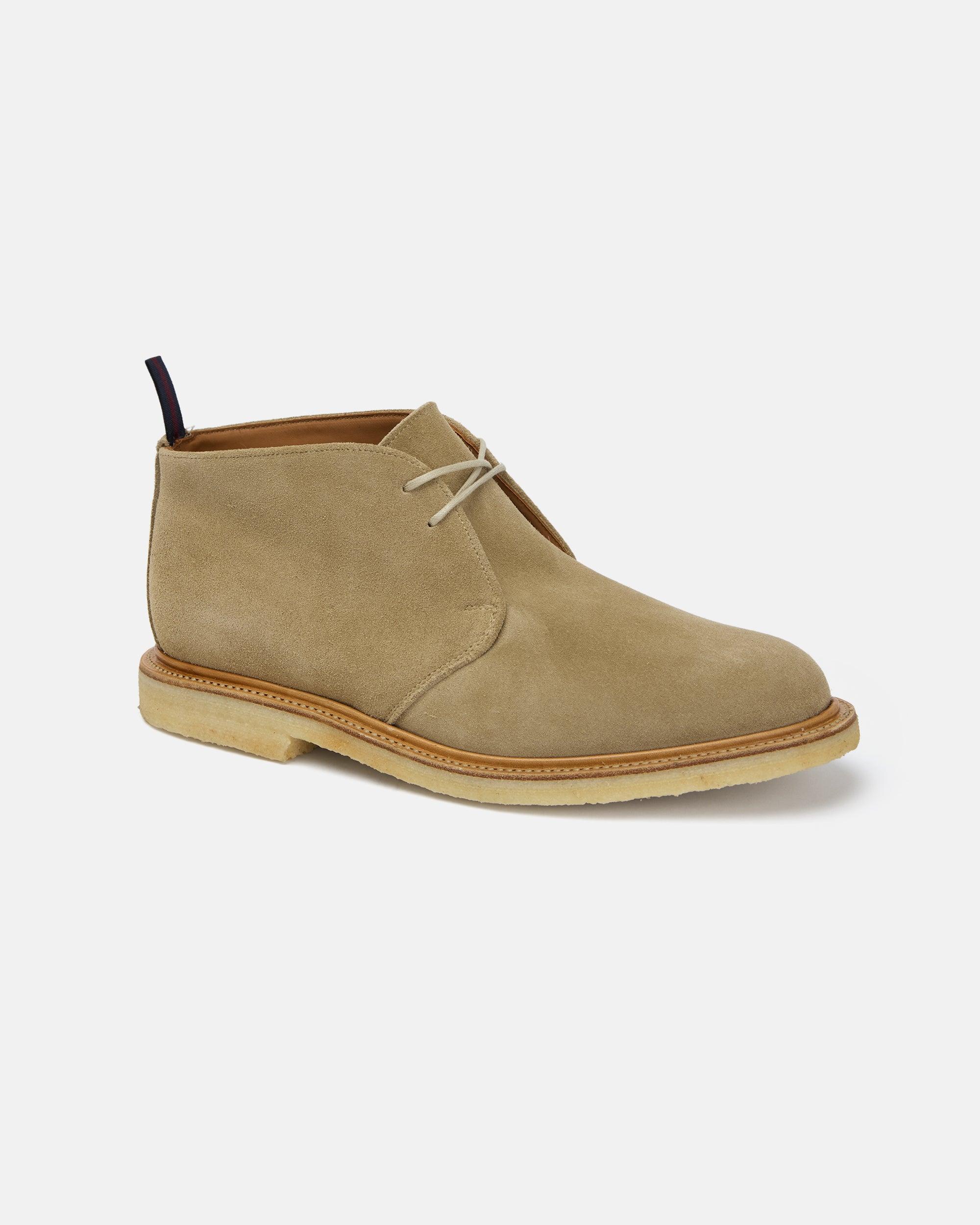 Made-in-England Milkshake Suede Chukka Boots