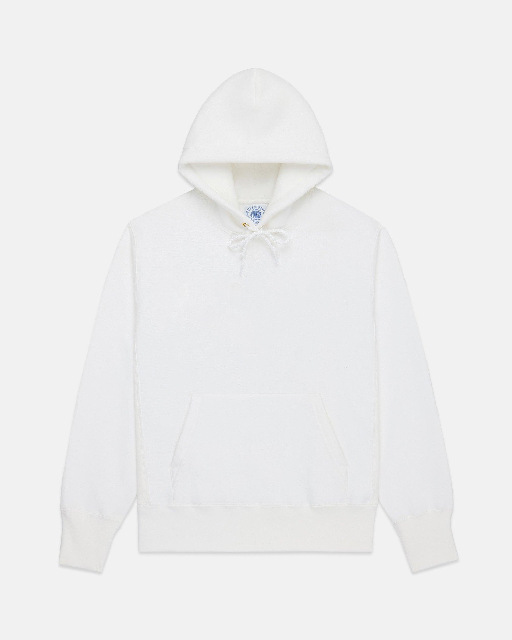 Made-in-USA White Heavyweight Hoodie