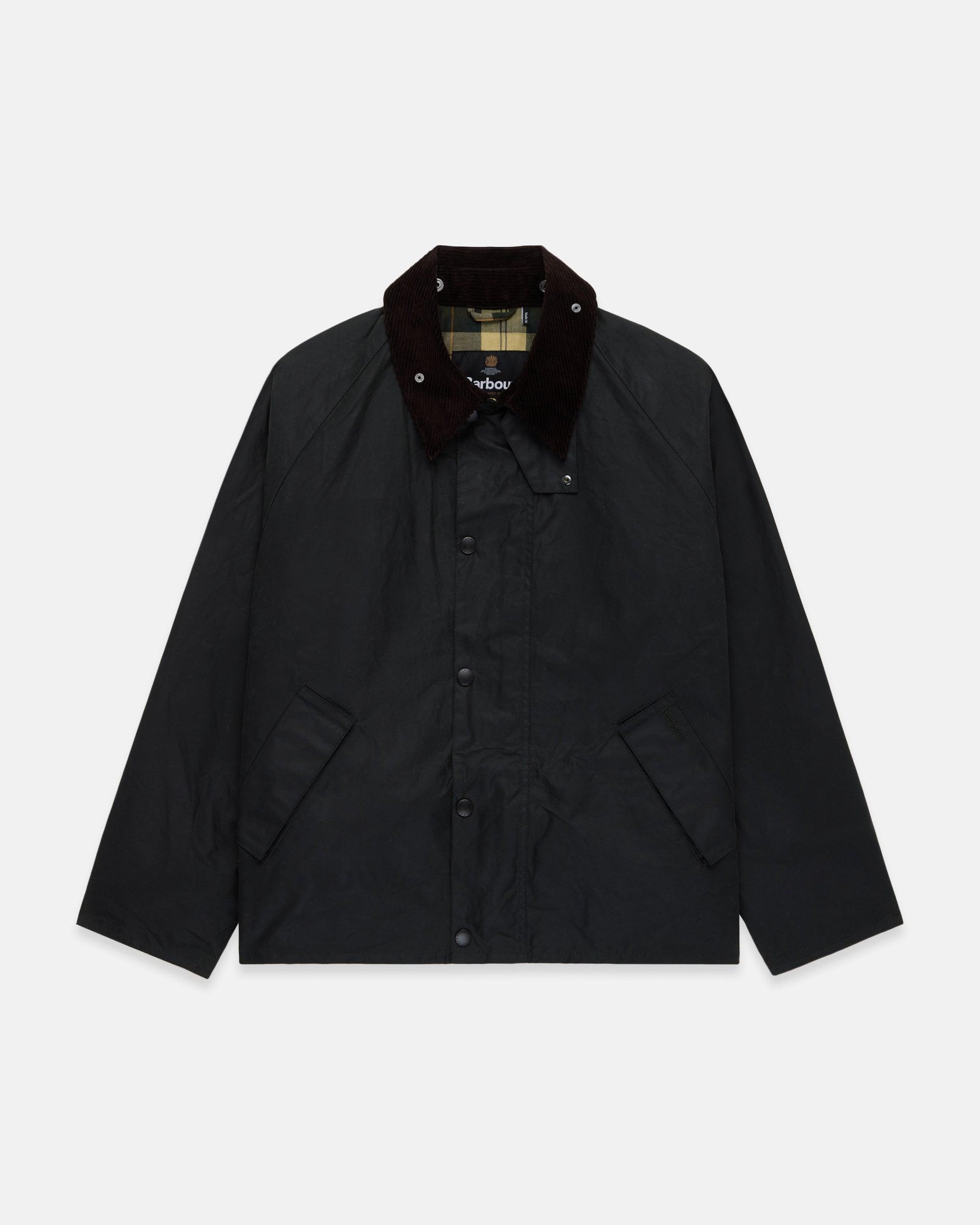 Navy Transport Wax Jacket