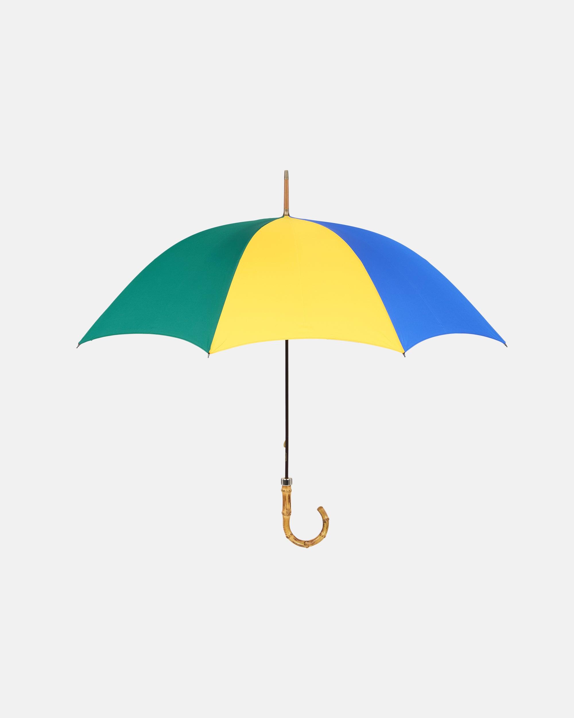 Made-in-England Multi-Panel Fox Frame Stick Umbrella