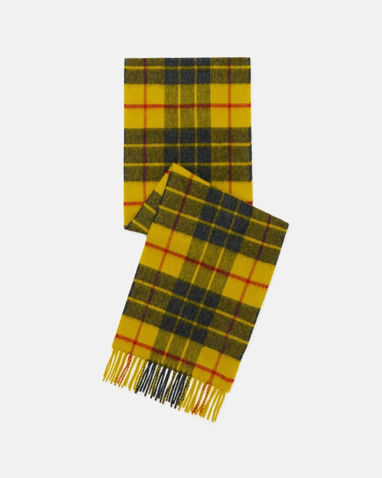 Made-in-England Macleod Tartan Merino Wool Scarf