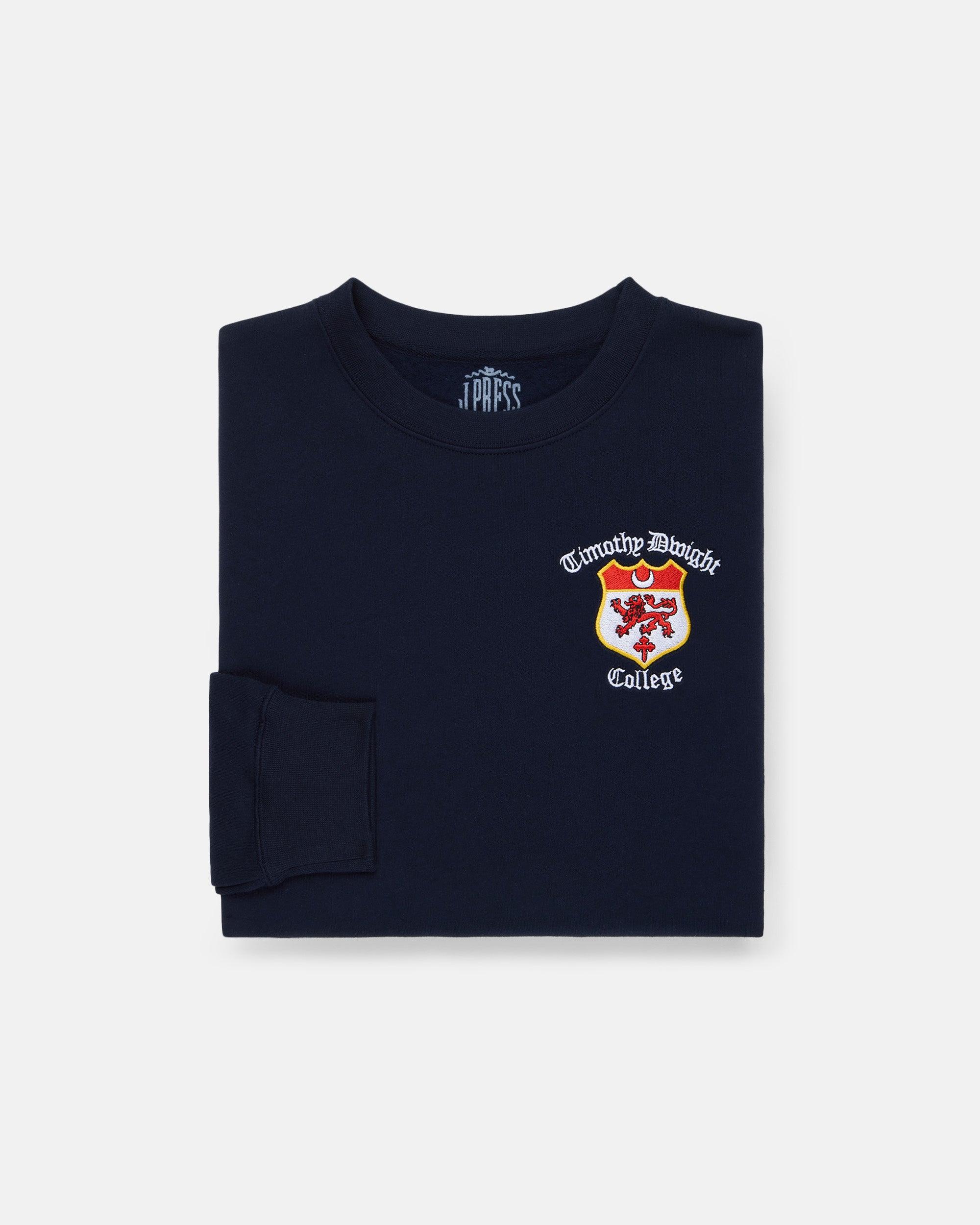 Timothy Dwight College Cotton Crewneck Sweatshirt