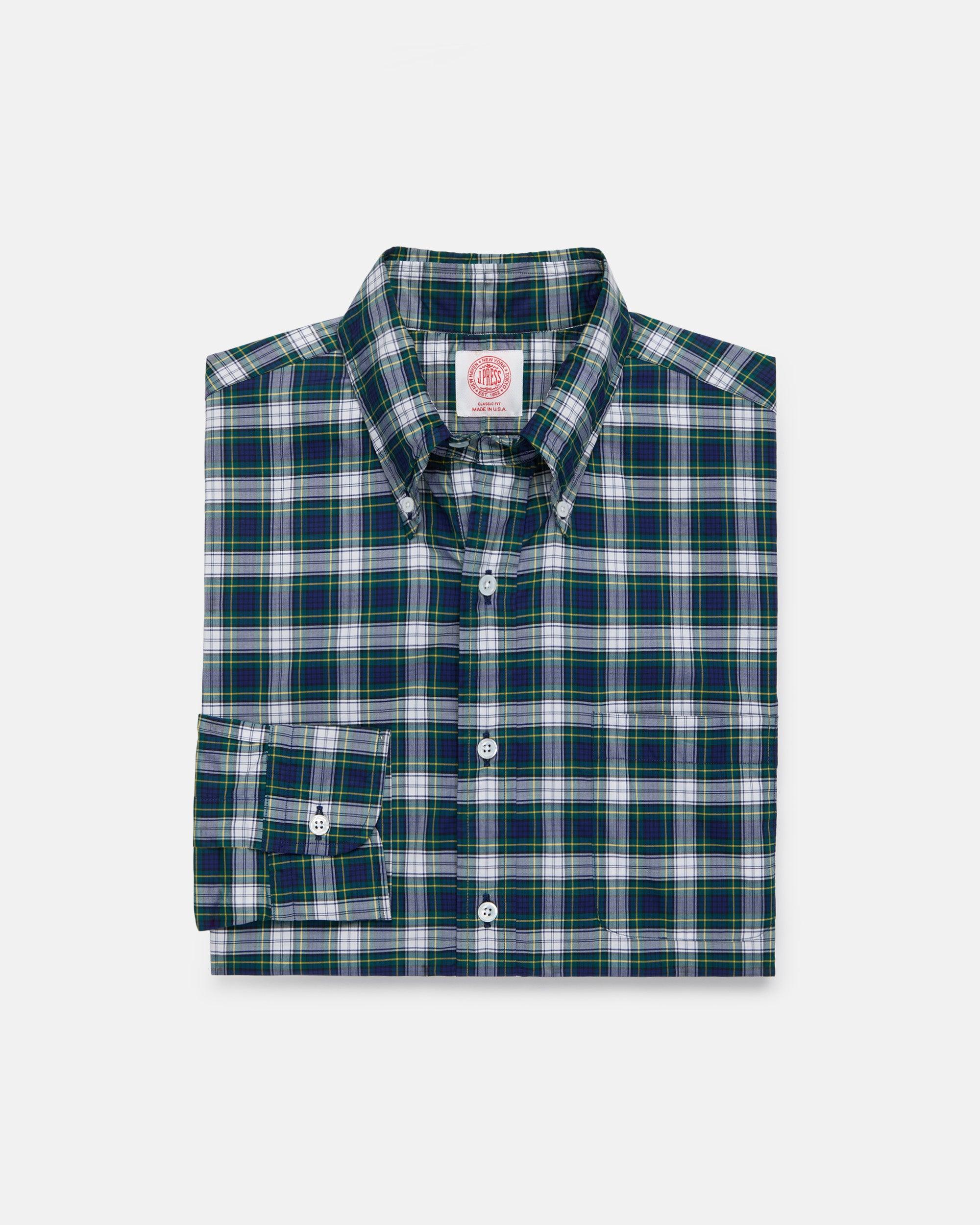 Made-in-USA Dress Gordon Tartan Sport Shirt - Classic Fit