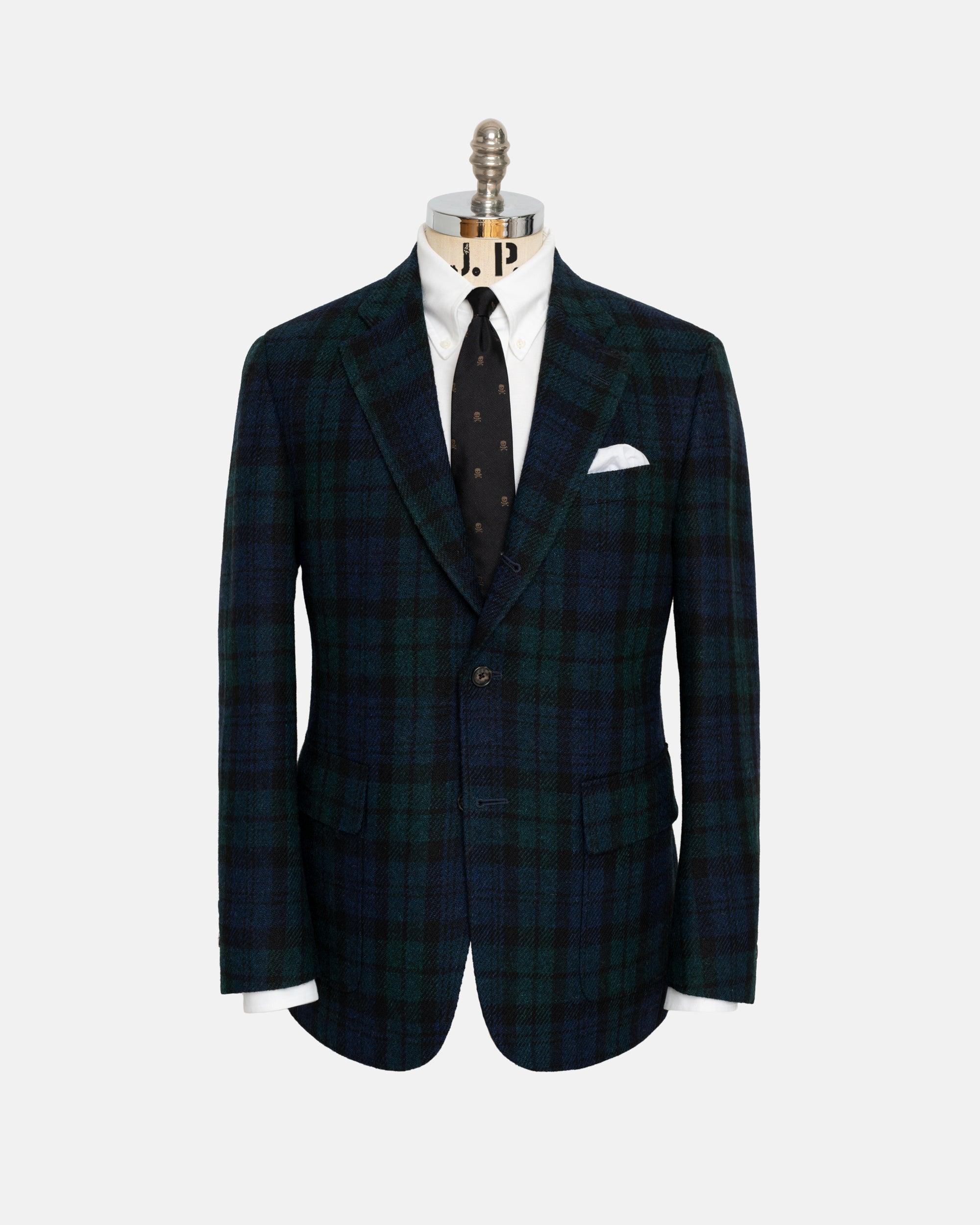 Made-in-Canada Black Watch Tartan Harris Tweed Sport Coat