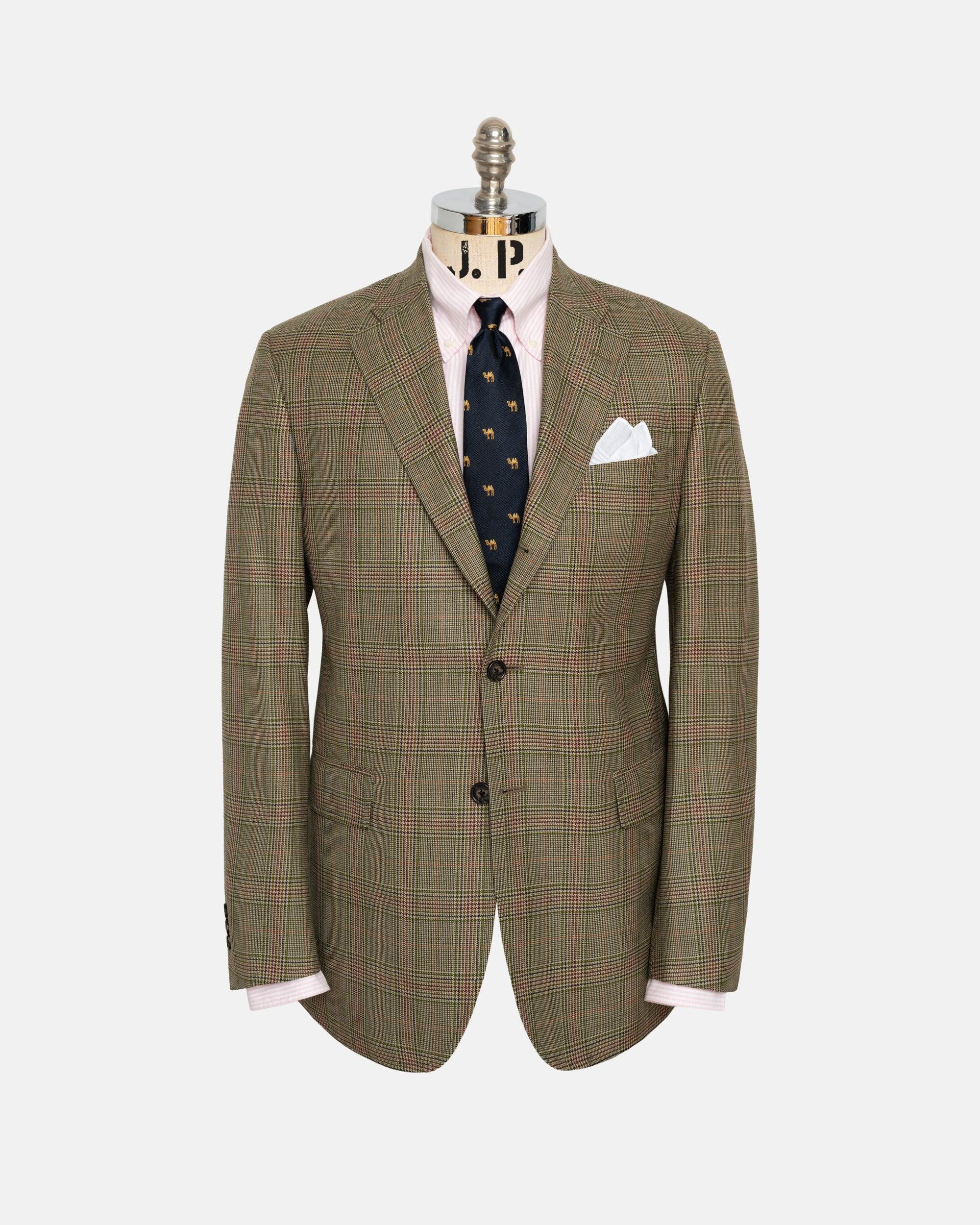 Made-in-Canada Olive Multi Plaid Sport Coat