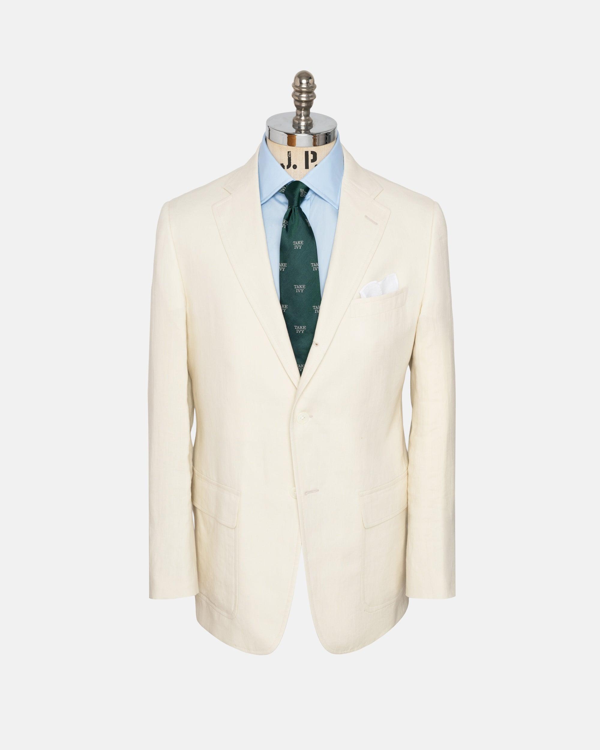 Made-in-USA Ivory Linen Sport Coat - Custom Make