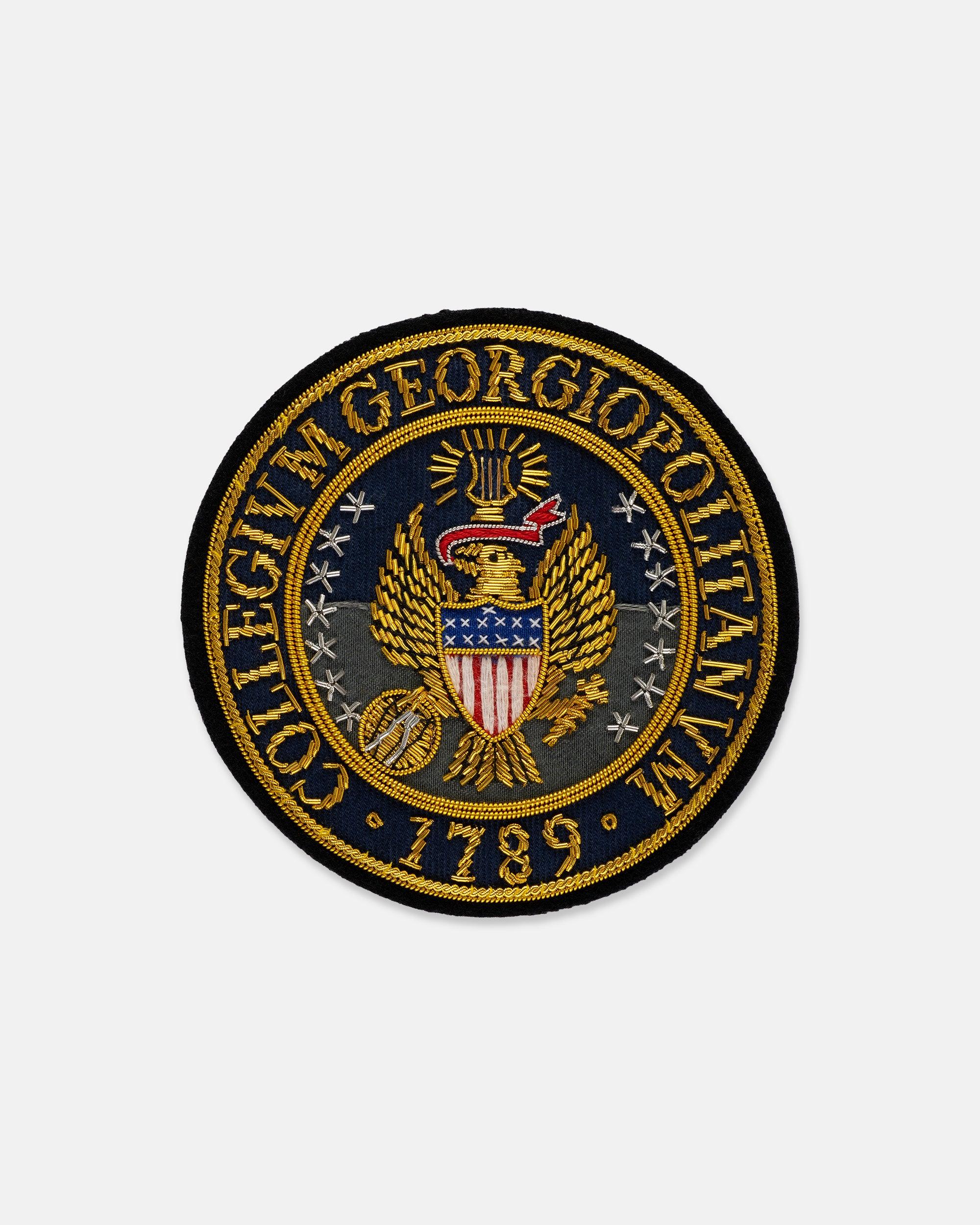 J. PRESS Georgetown University Vintage Blazer Badge