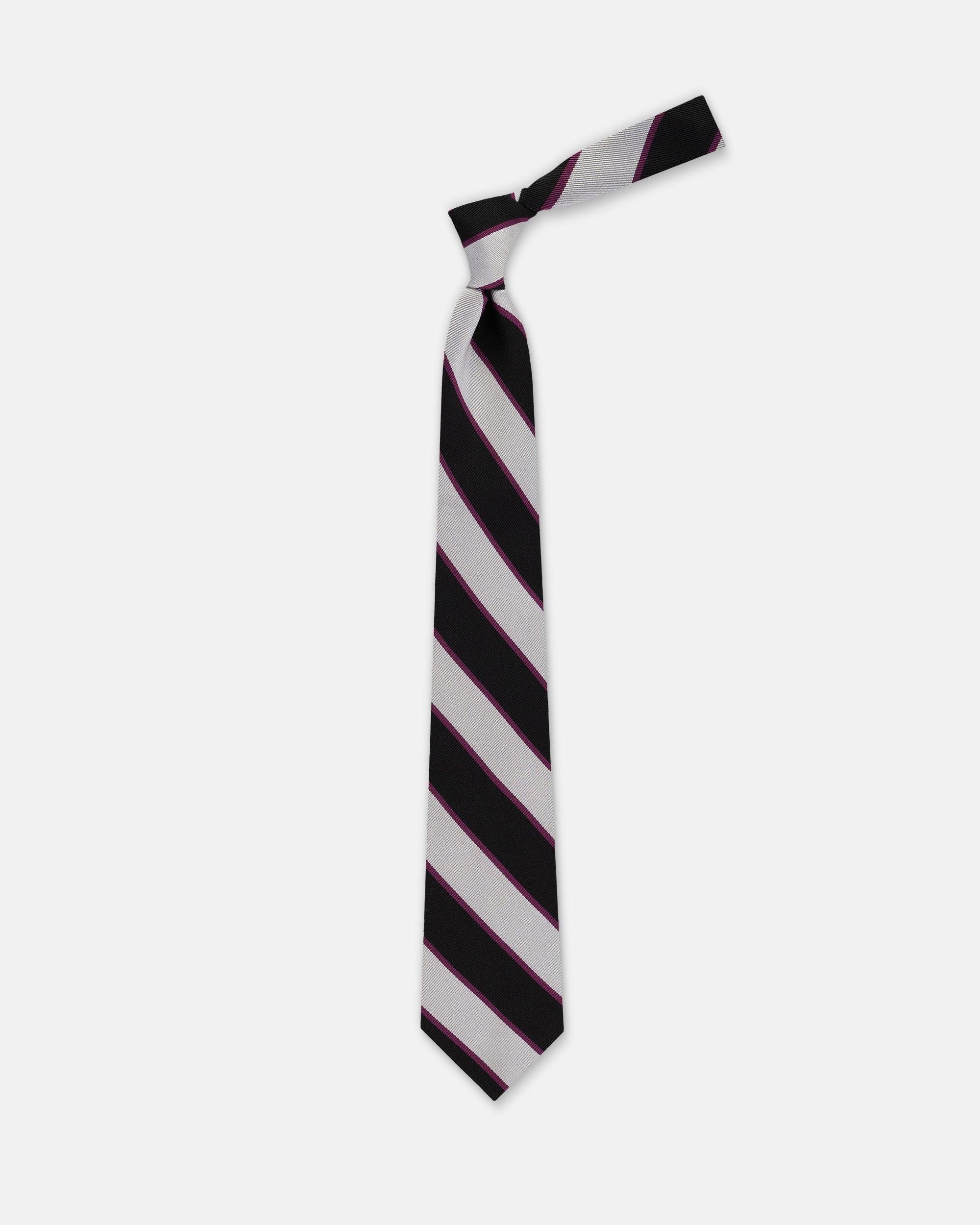 Made-in-UK Gentlemen of Suffolk Cricket Club Silk Repp Tie