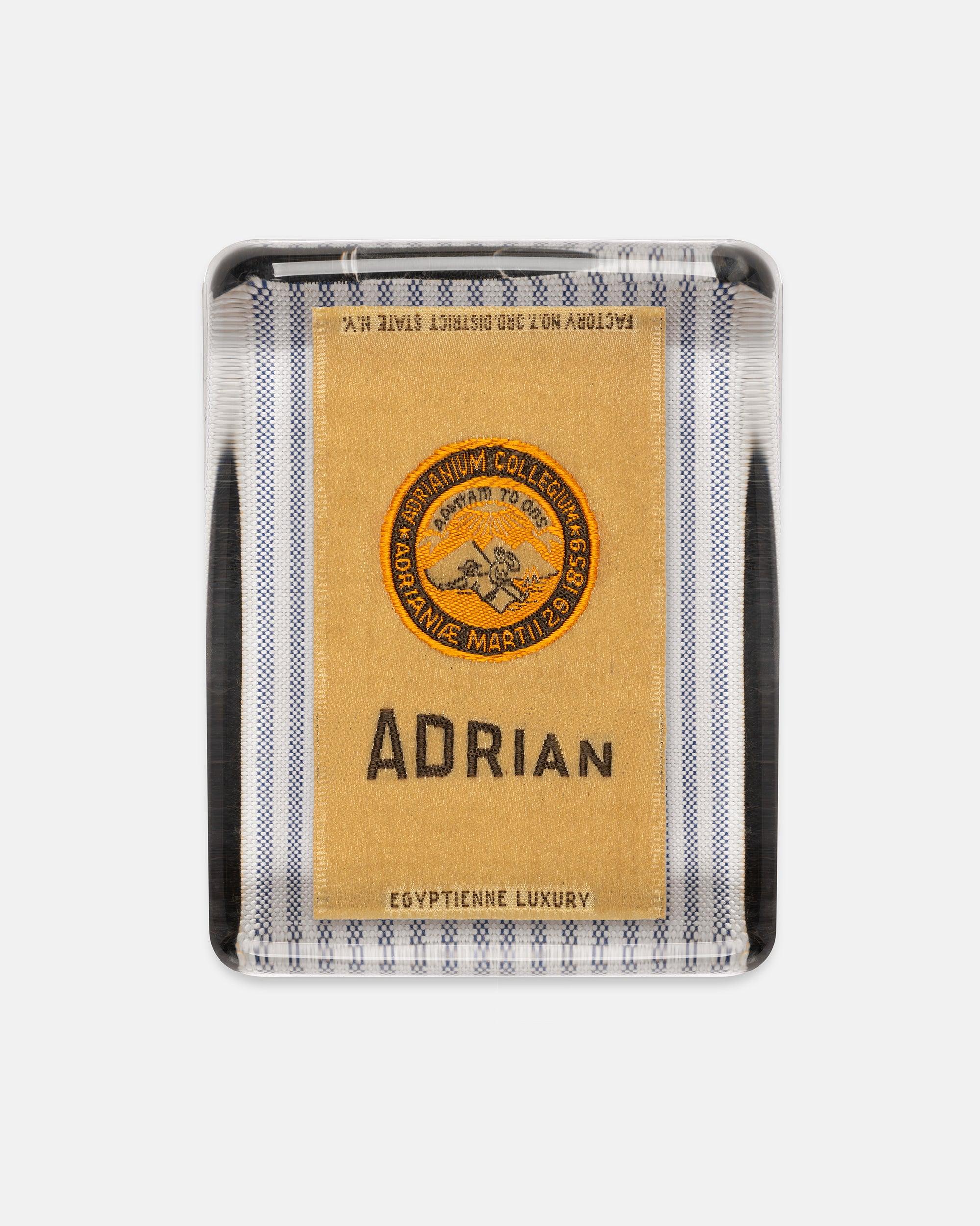 Adrian College Silk Paperweight