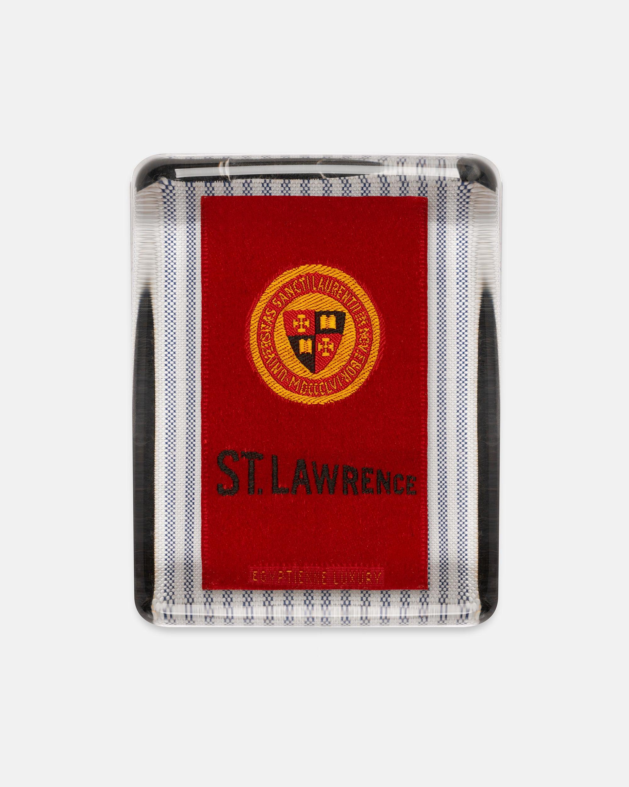 St. Lawrence University Silk Paperweight