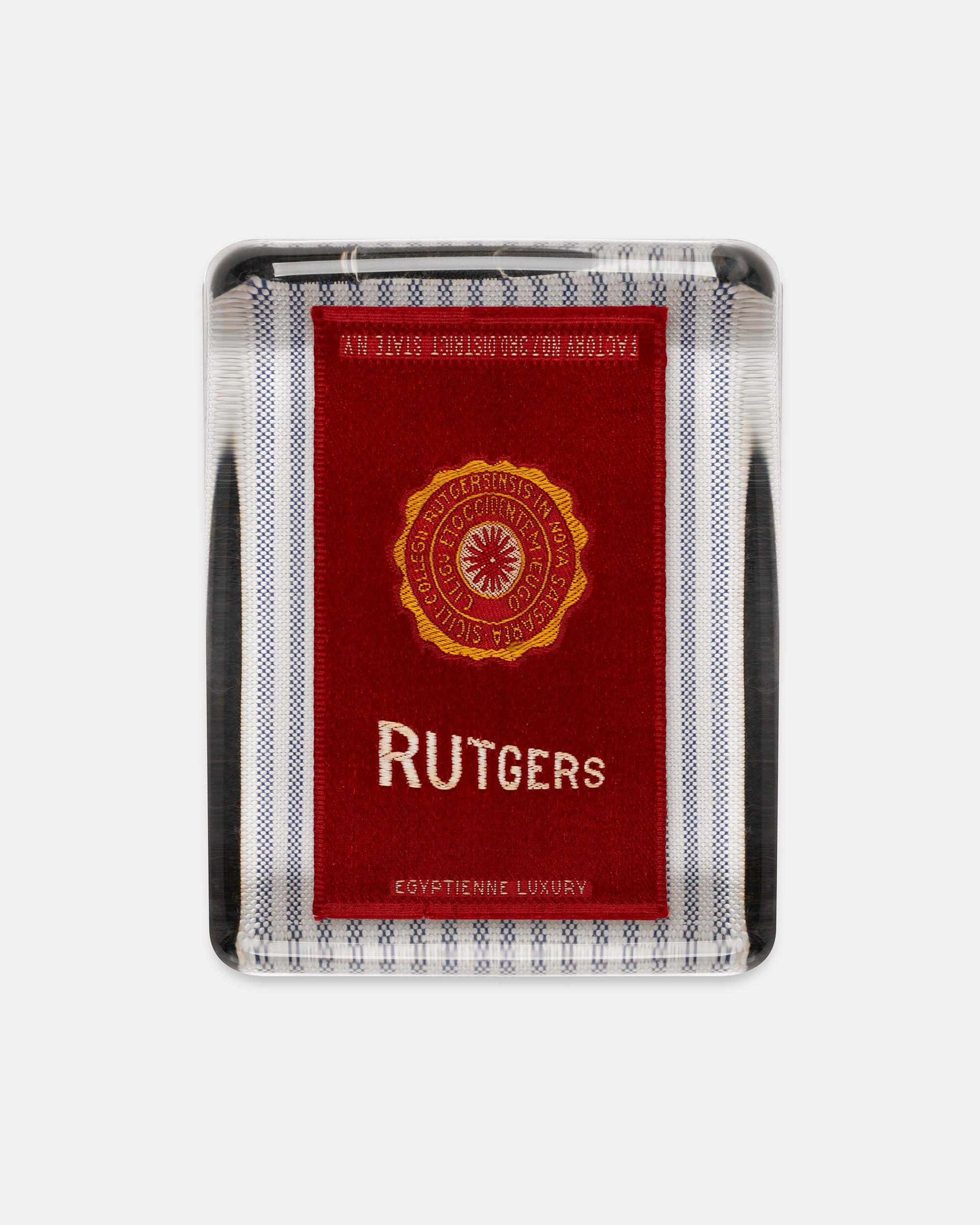 Rutgers University Silk Paperweight