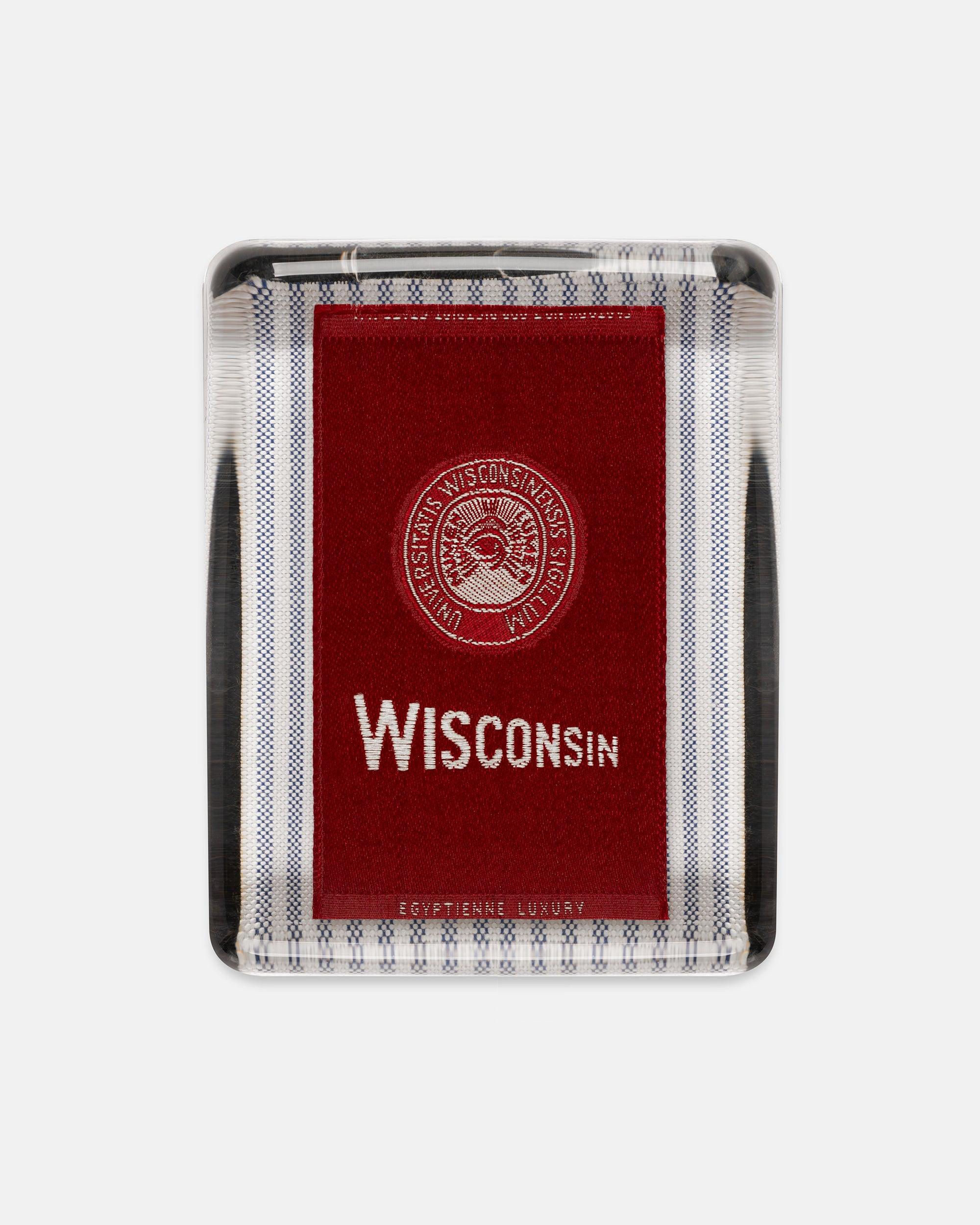 University Of Wisconsin Silk Paperweight