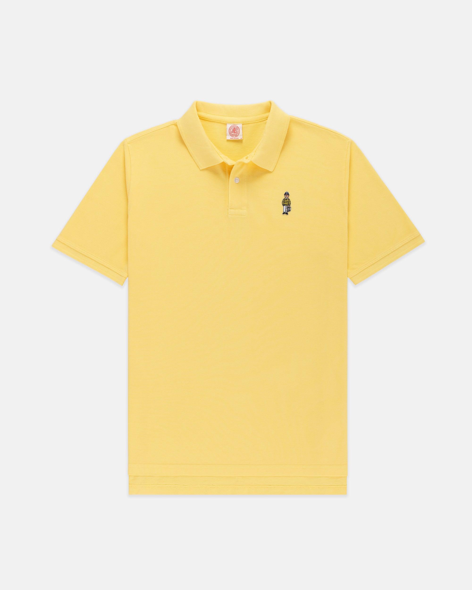 Yellow Ivy Guy Cotton Pique Polo