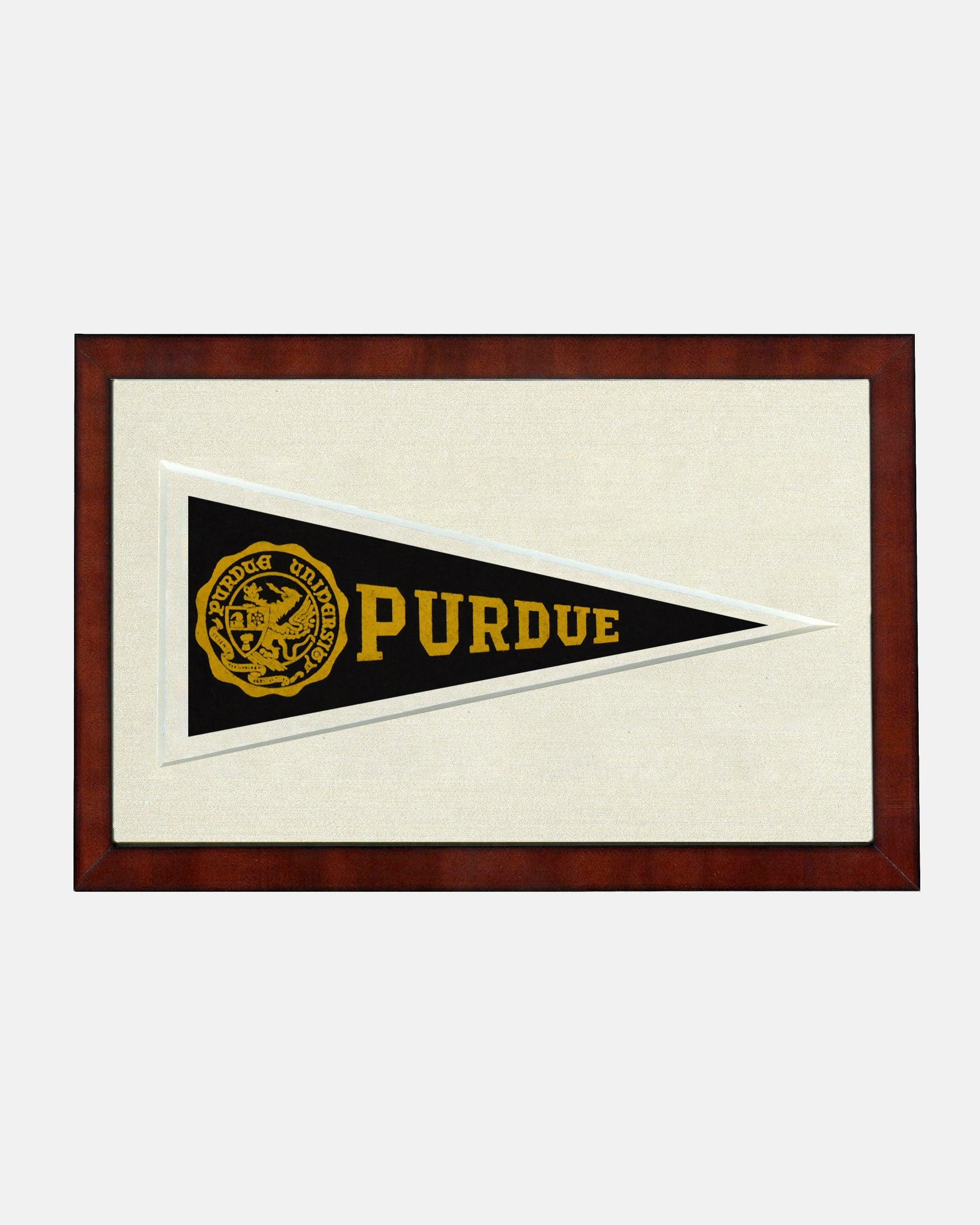 Americana Memories Purdue Framed Vintage Pennant