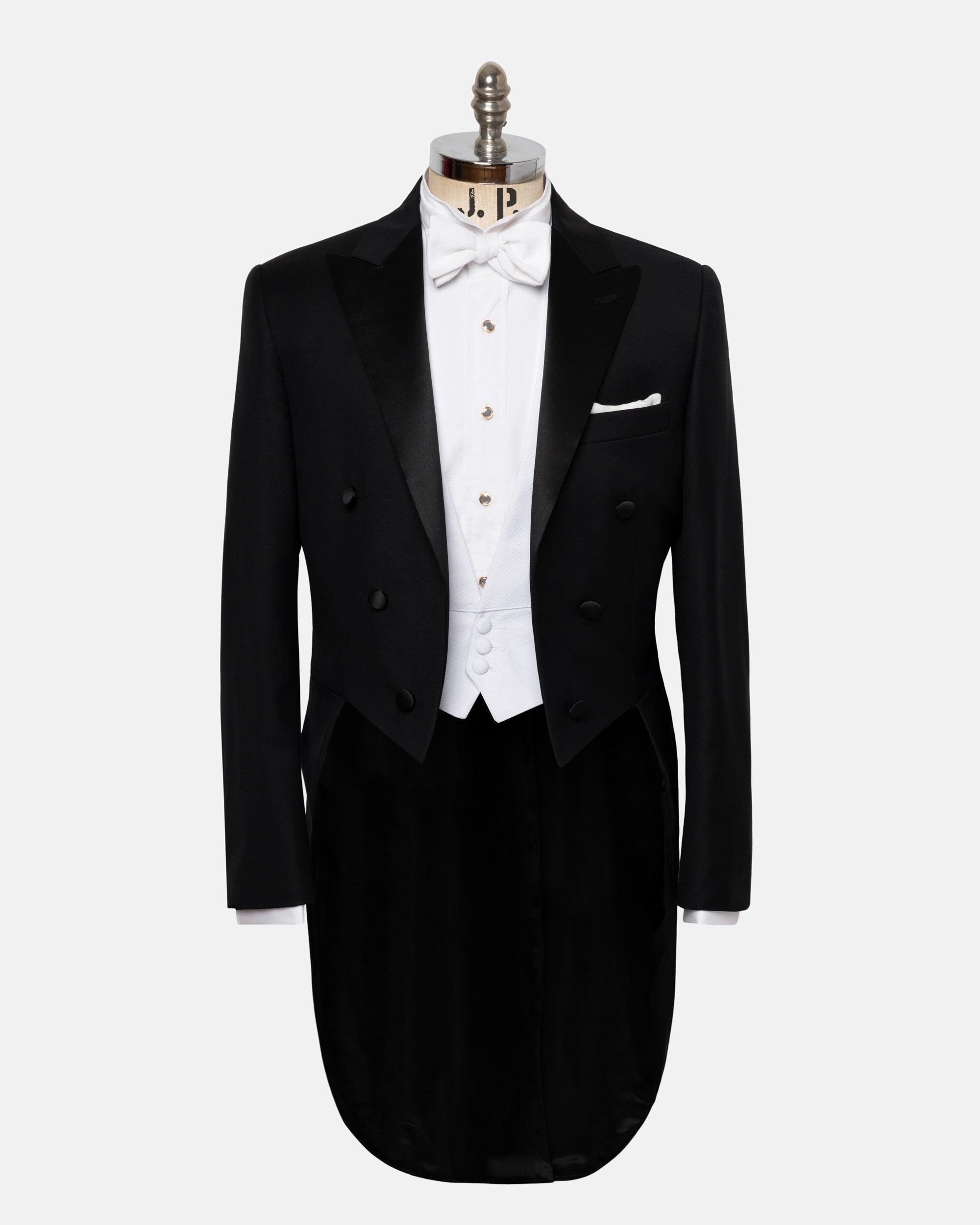 Made-in-USA Formal Evening Tailcoat and Trousers - Custom Make