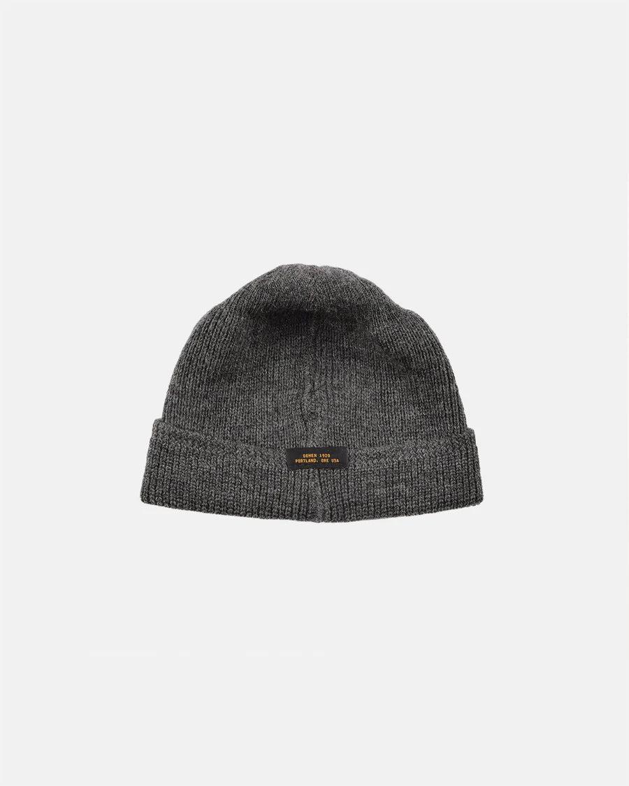 1920 Wool Knit Watch Cap - Charcoal