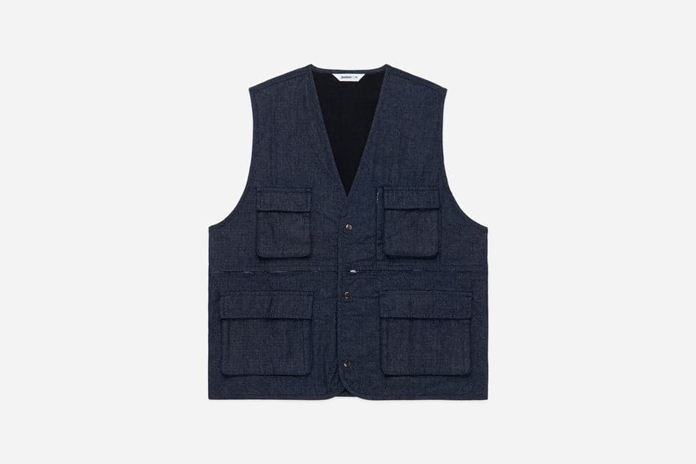 Field Vest- Indigo Ripstop