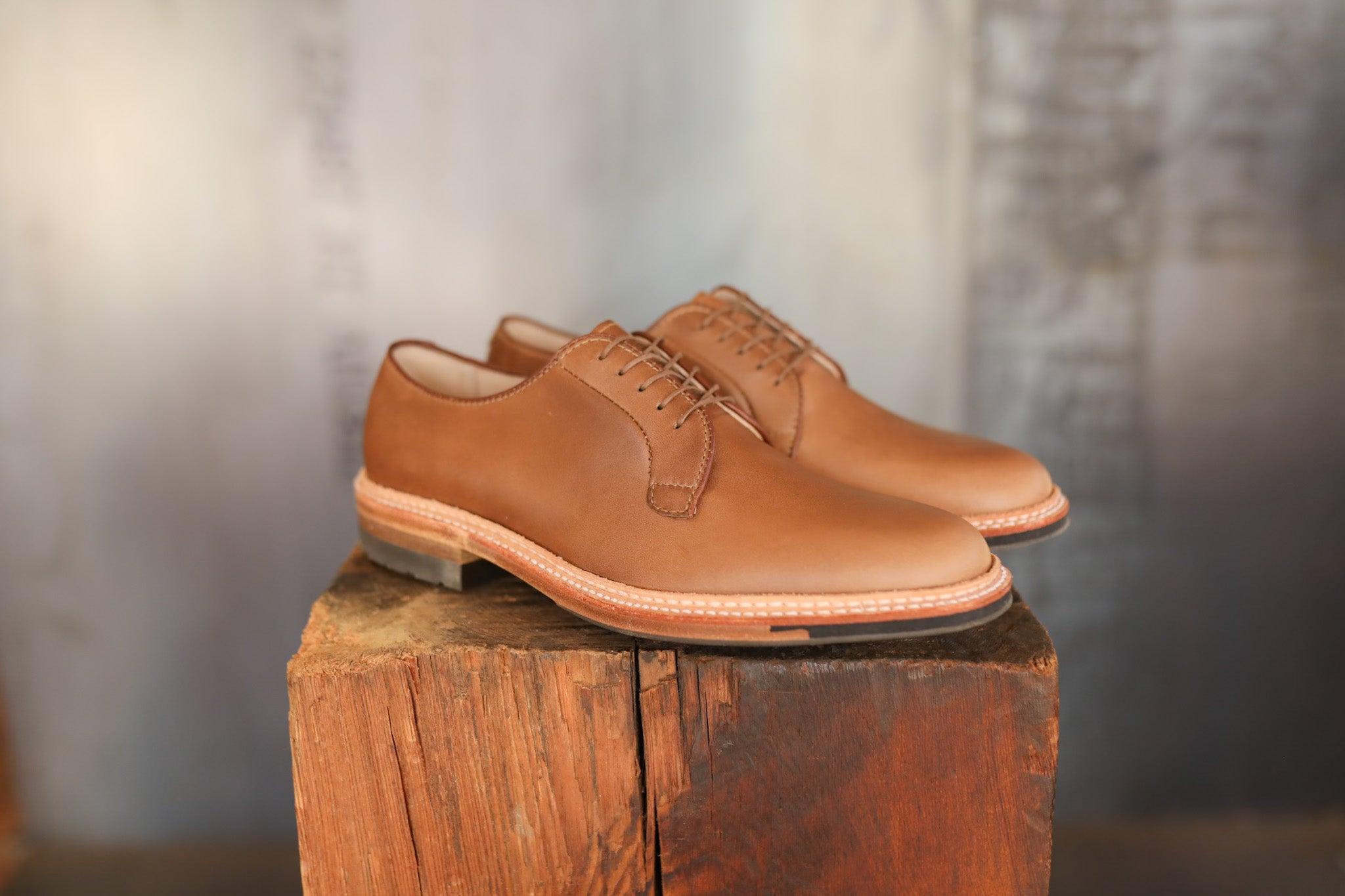 9501C Plain Toe Blucher-Natural Chromexcel