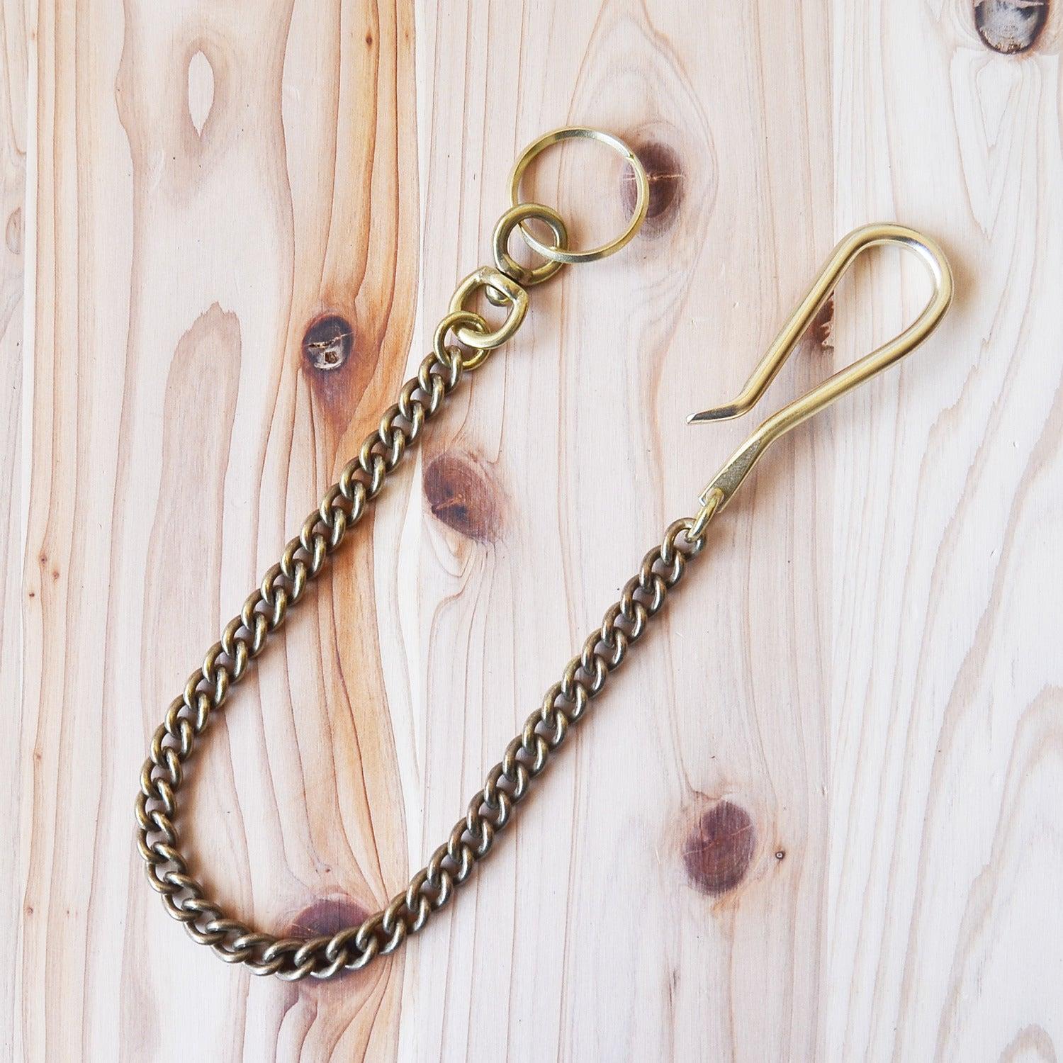 BR725CTR Key Chain Twist Rolling Ring Custom - Brass