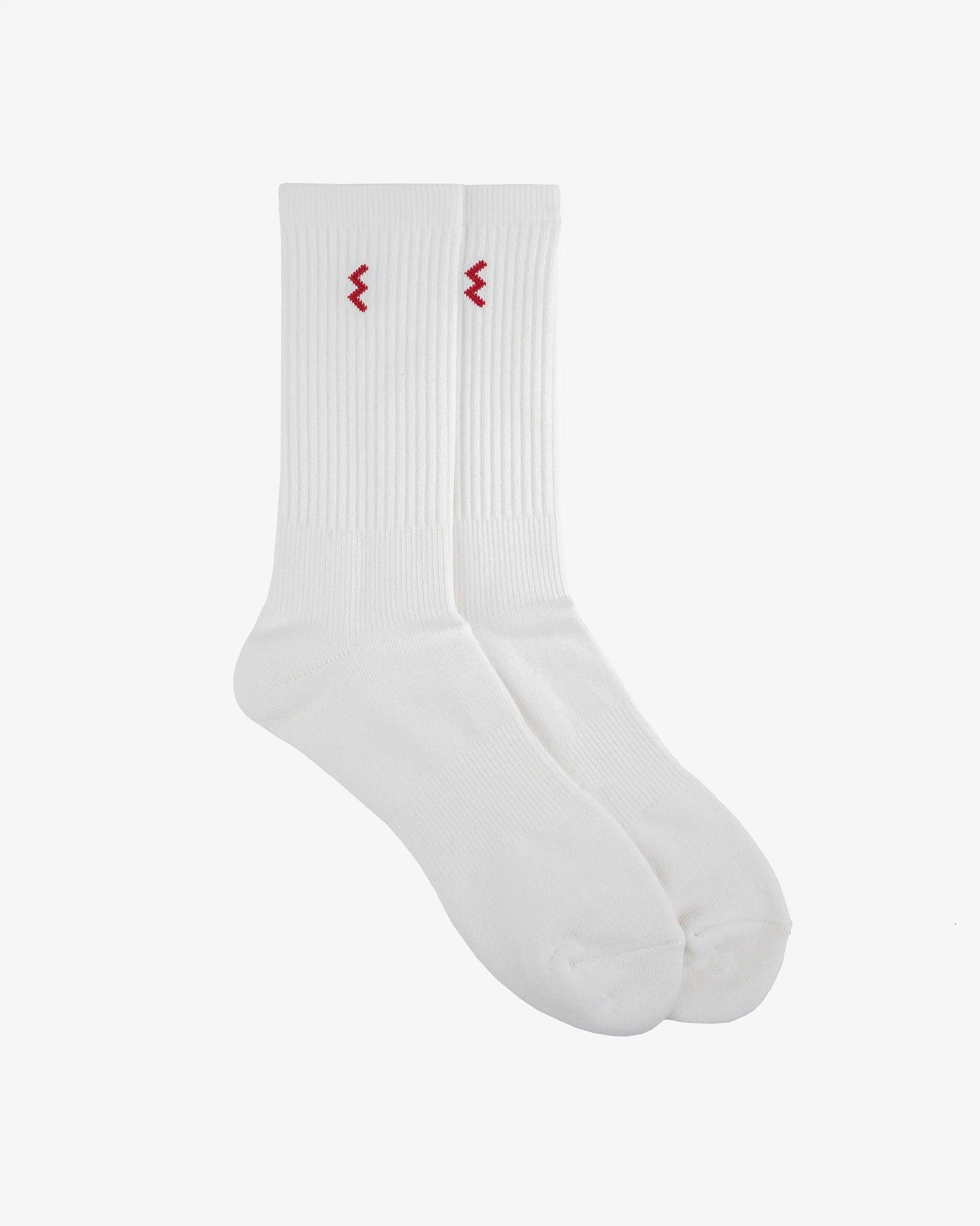 IHG-030-WHT Iron Heart Work Boot Socks - Off White