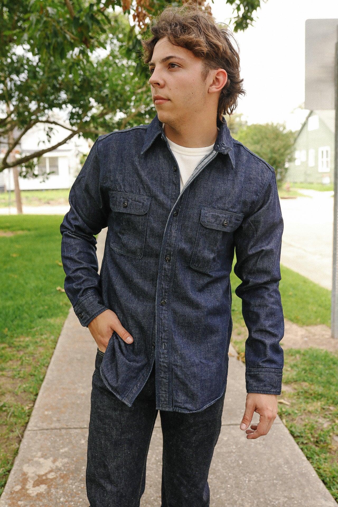 Denim Medical Shirt- Indigo (501957)