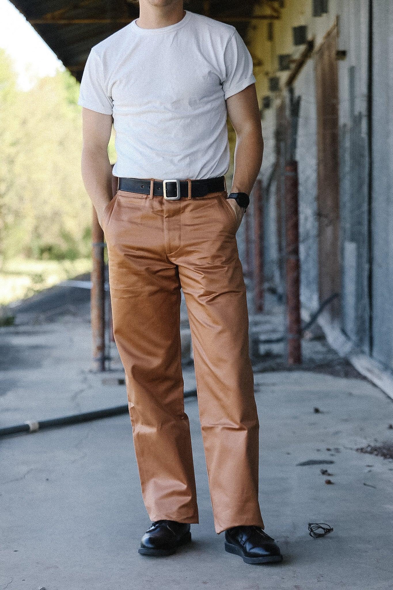 M43035 Buzz Rickson Early Military Chinos 1945 Model- Camel
