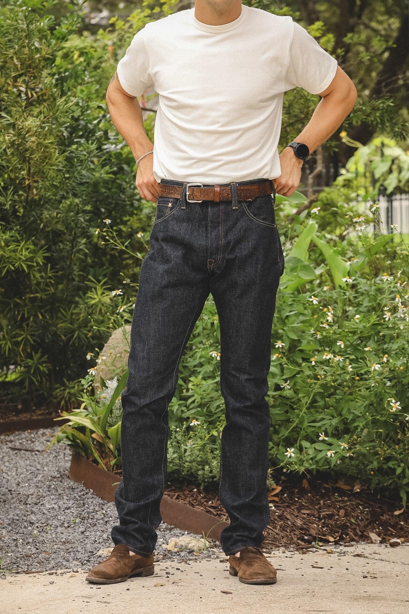 XX-019 14oz Relax Tapered Jeans Raw- Indigo