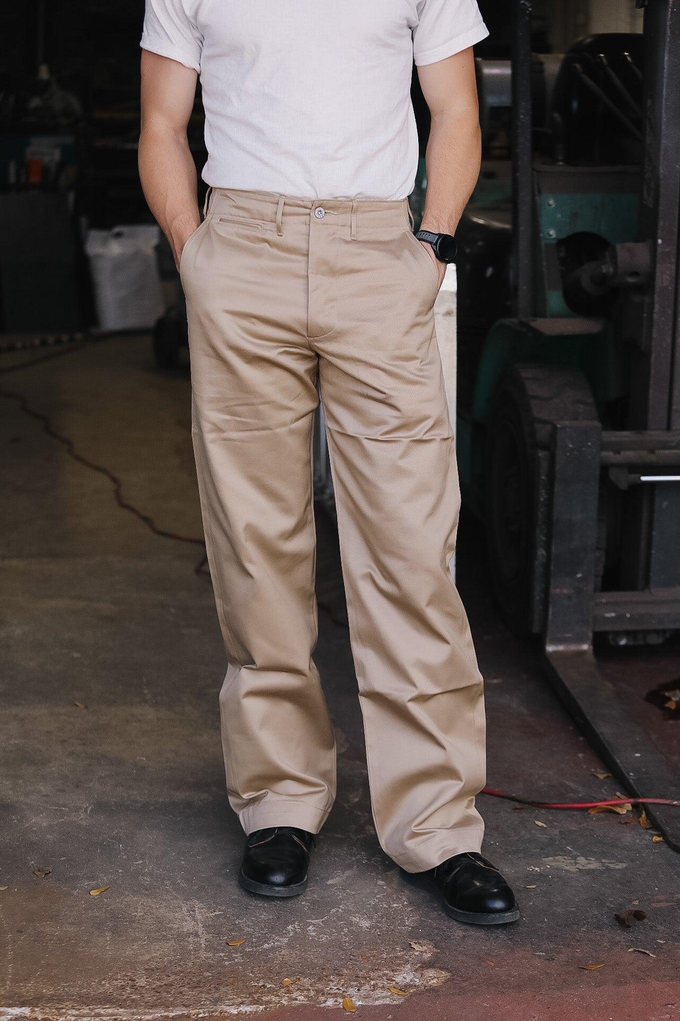 M43035 Buzz Rickson Early Military Chinos 1945 Model- Beige