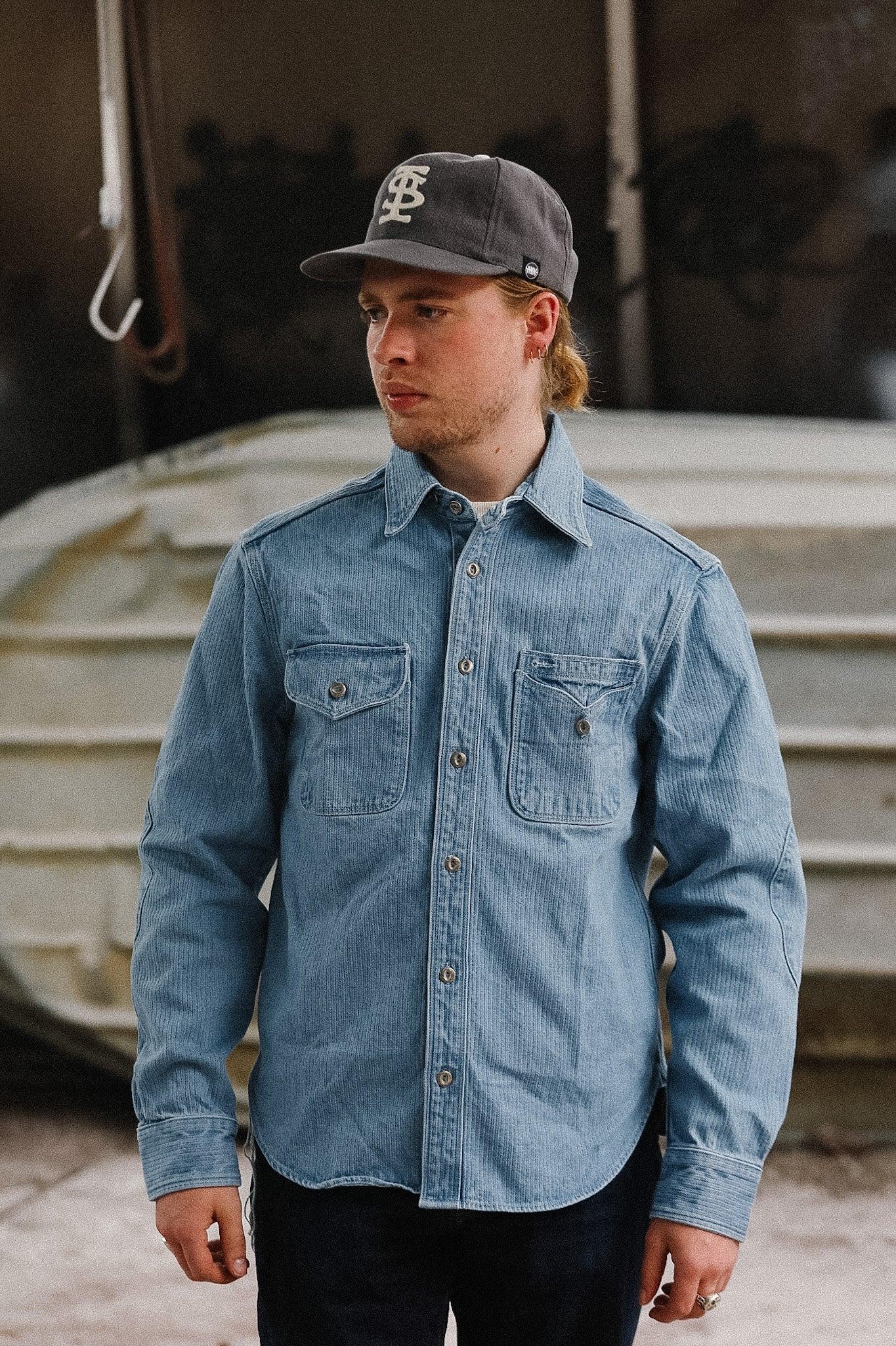 Lambert- Bleach Indigo Cord