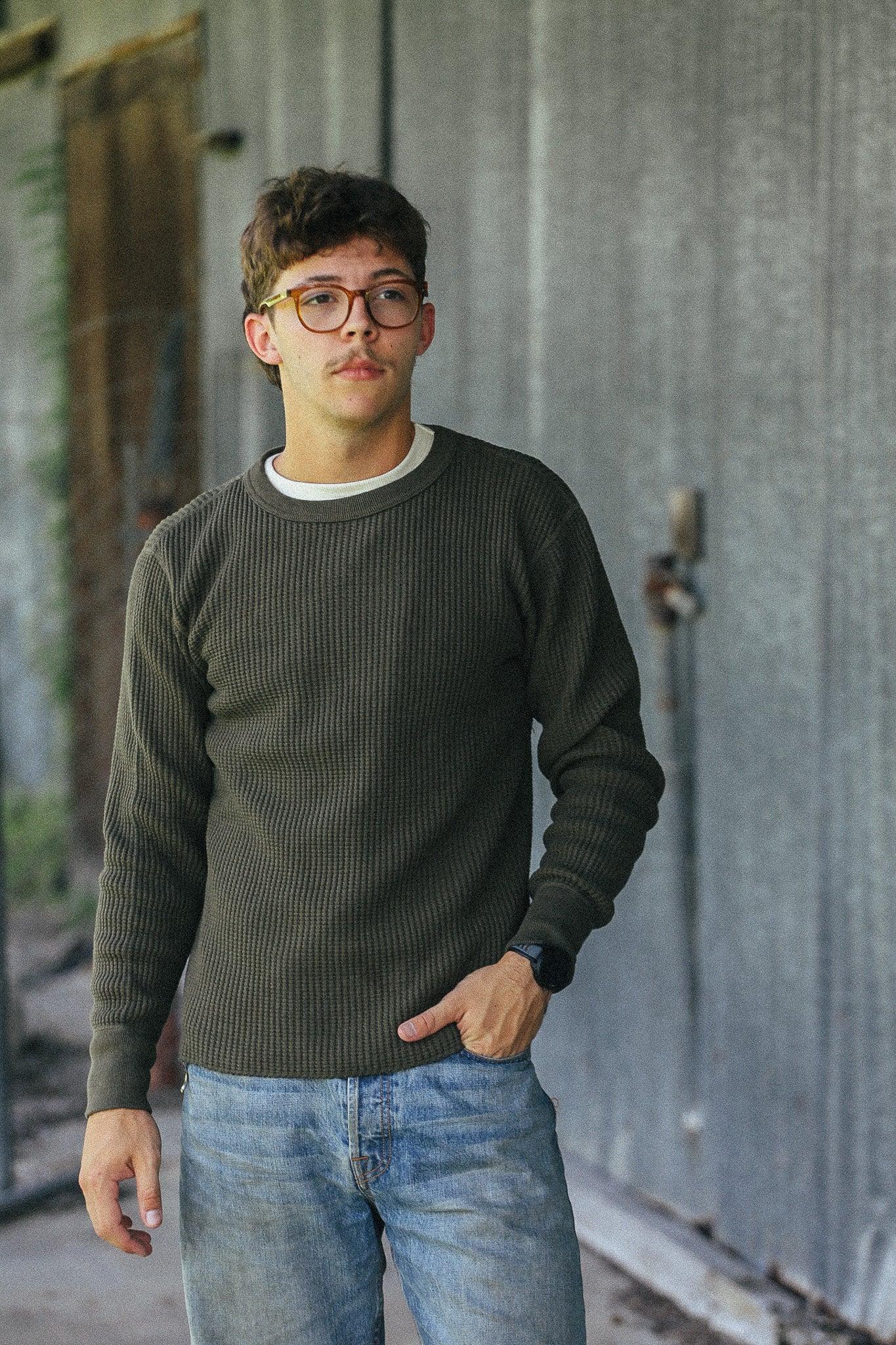 60BW UES Big Waffle Thermal- Brown