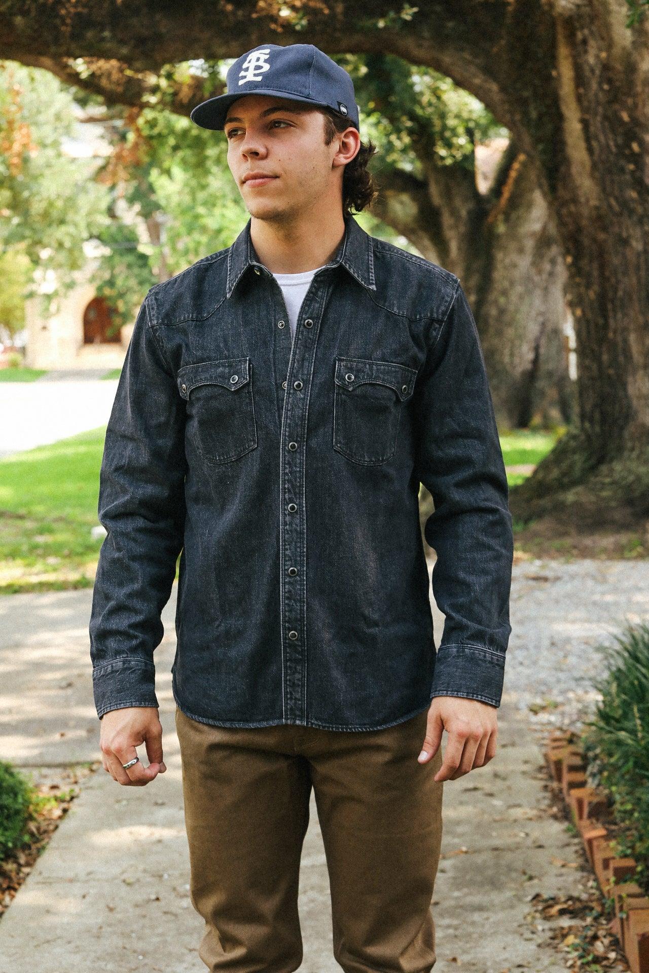 Modern Western 11 oz Denim-Stonewash Black