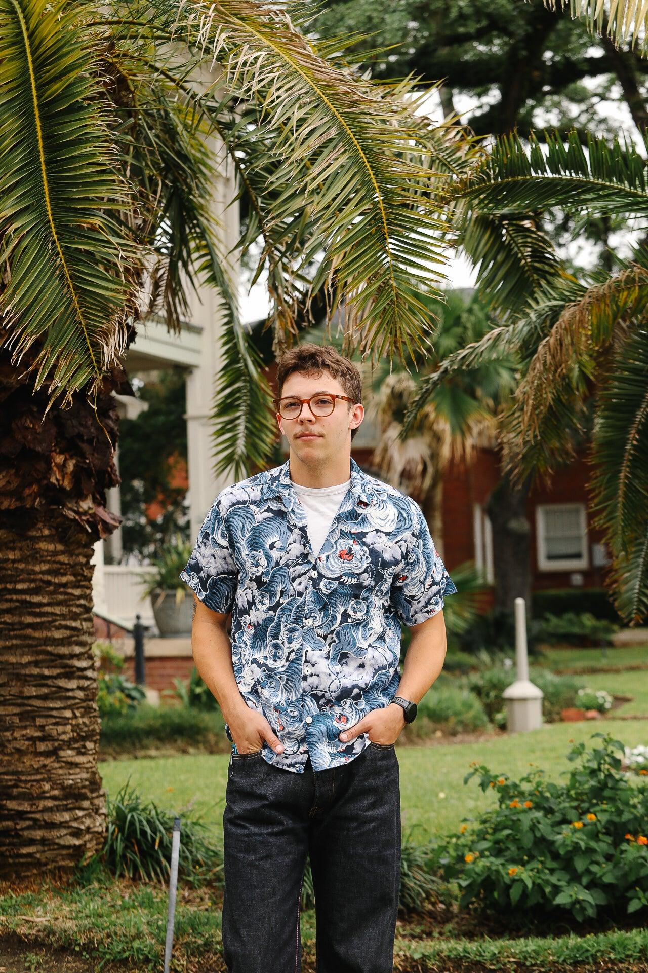 Tiger Hawaiian Shirt - Ice