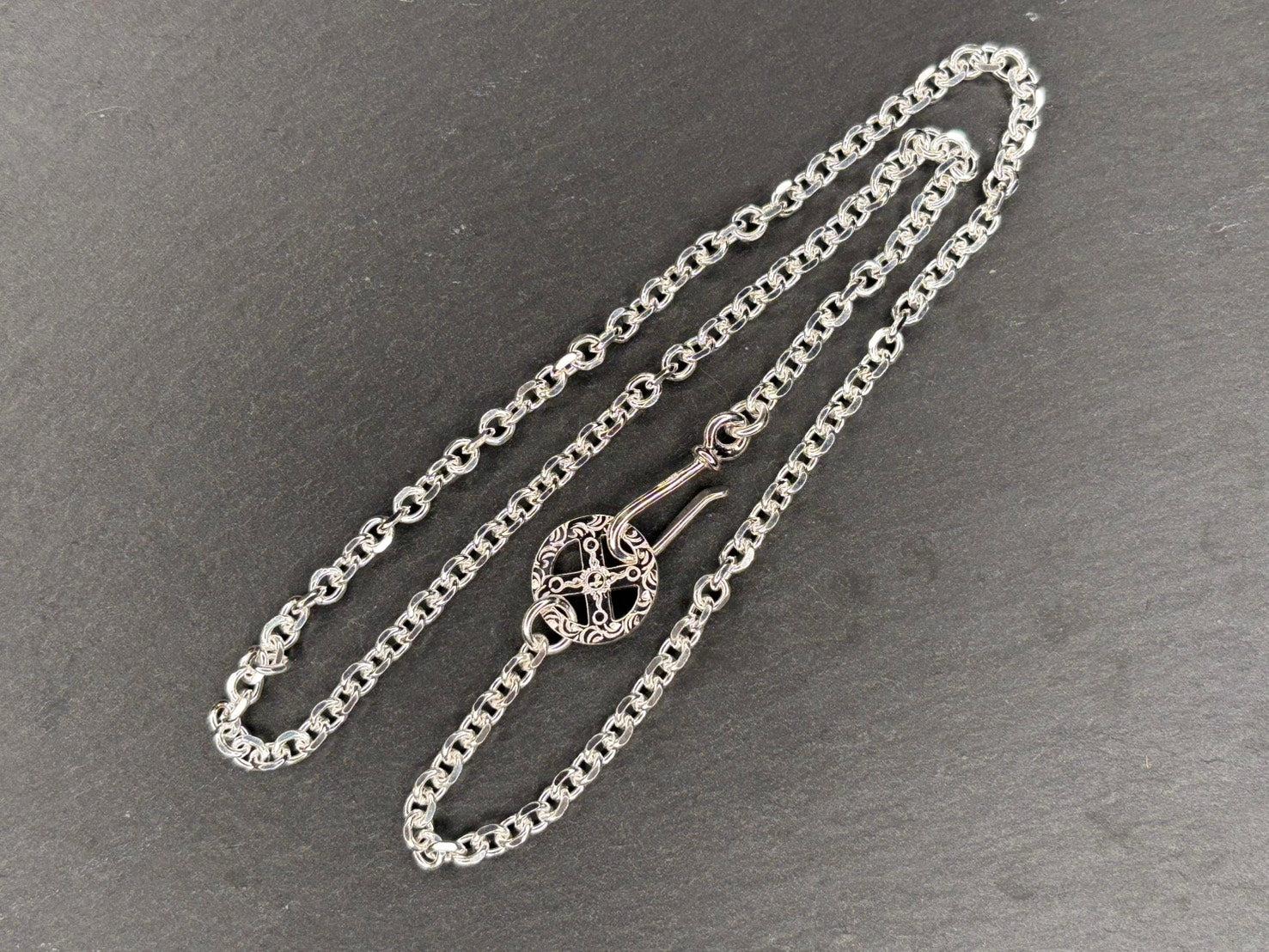 O-062+ P-234(C) First Arrow's Chain Necklace with Medicine Wheel- Medium