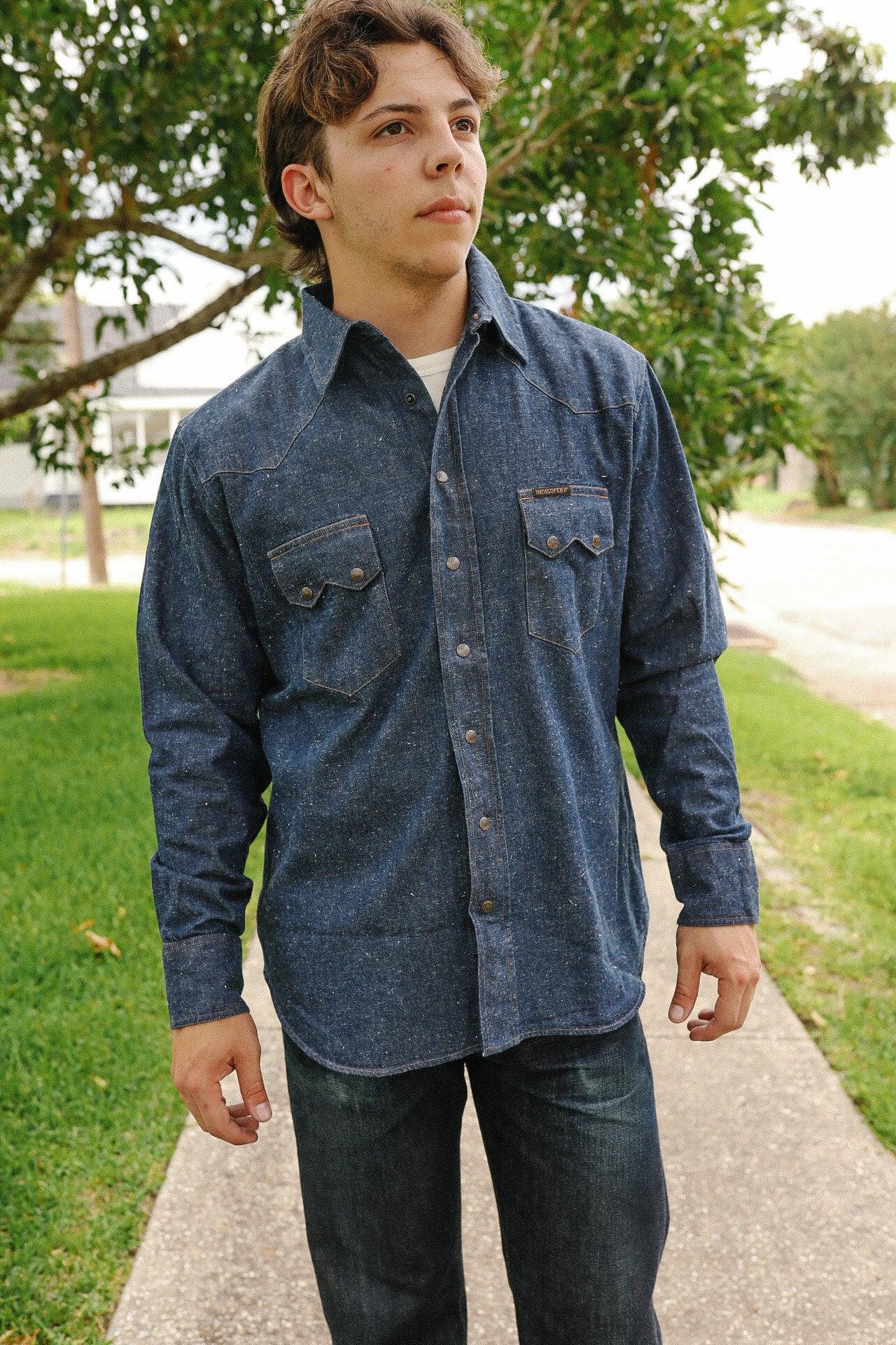 Ryman Denim Shirt- Neppy Indigo