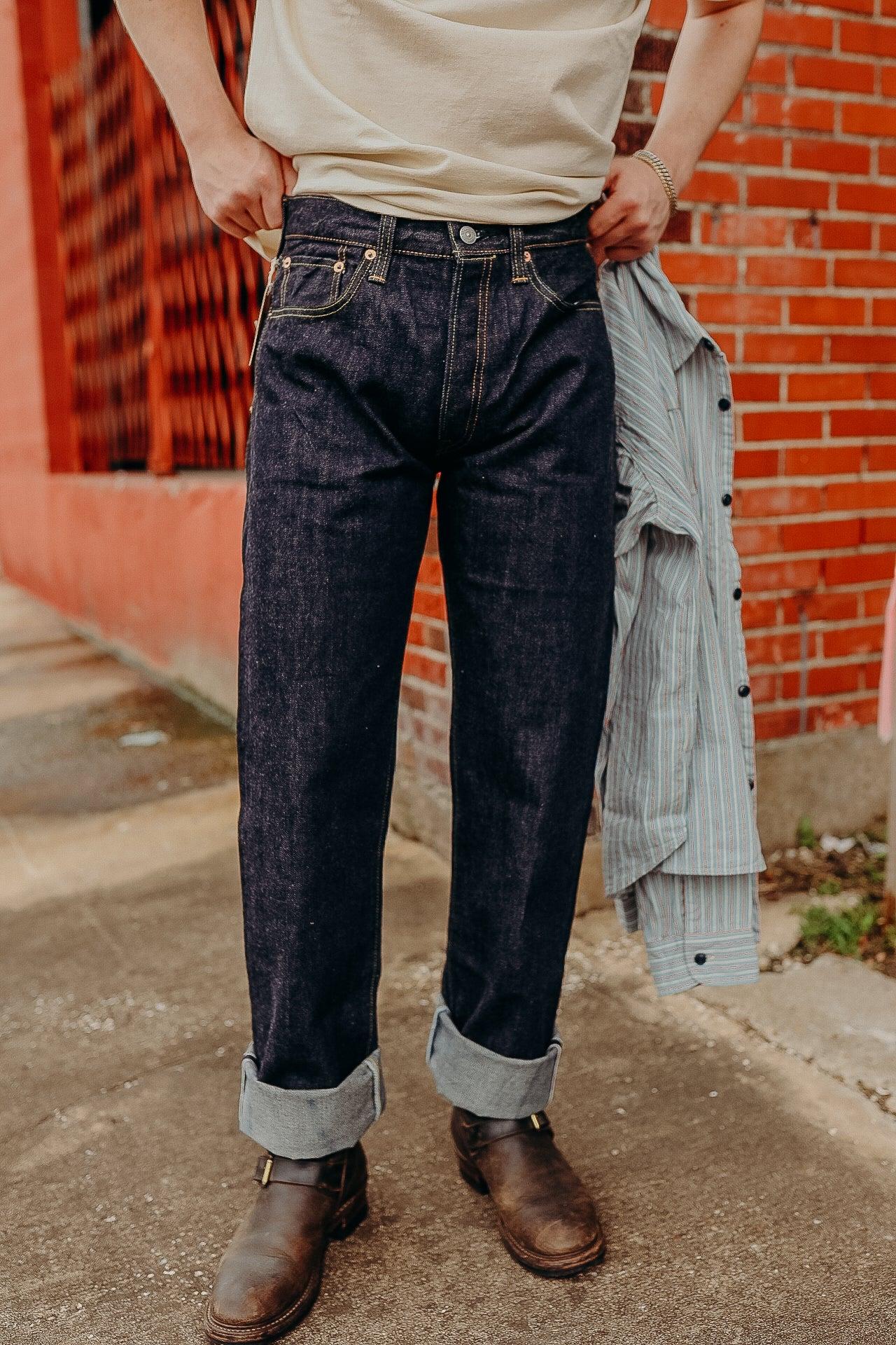 SC41947A Sugar Cane 1947 Cut 14.25oz- Indigo