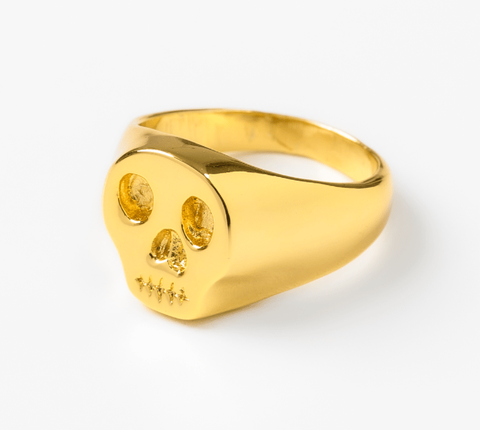OGL Skull Ring - Solid Brass
