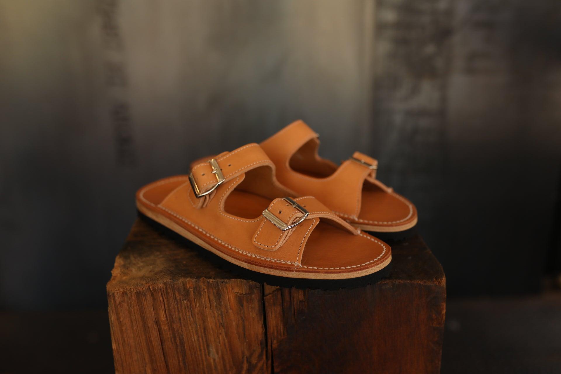 Two Strap Sandal- NY Camel