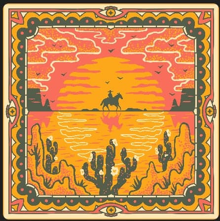 Bandits Bandanas "Sunset" Bandana