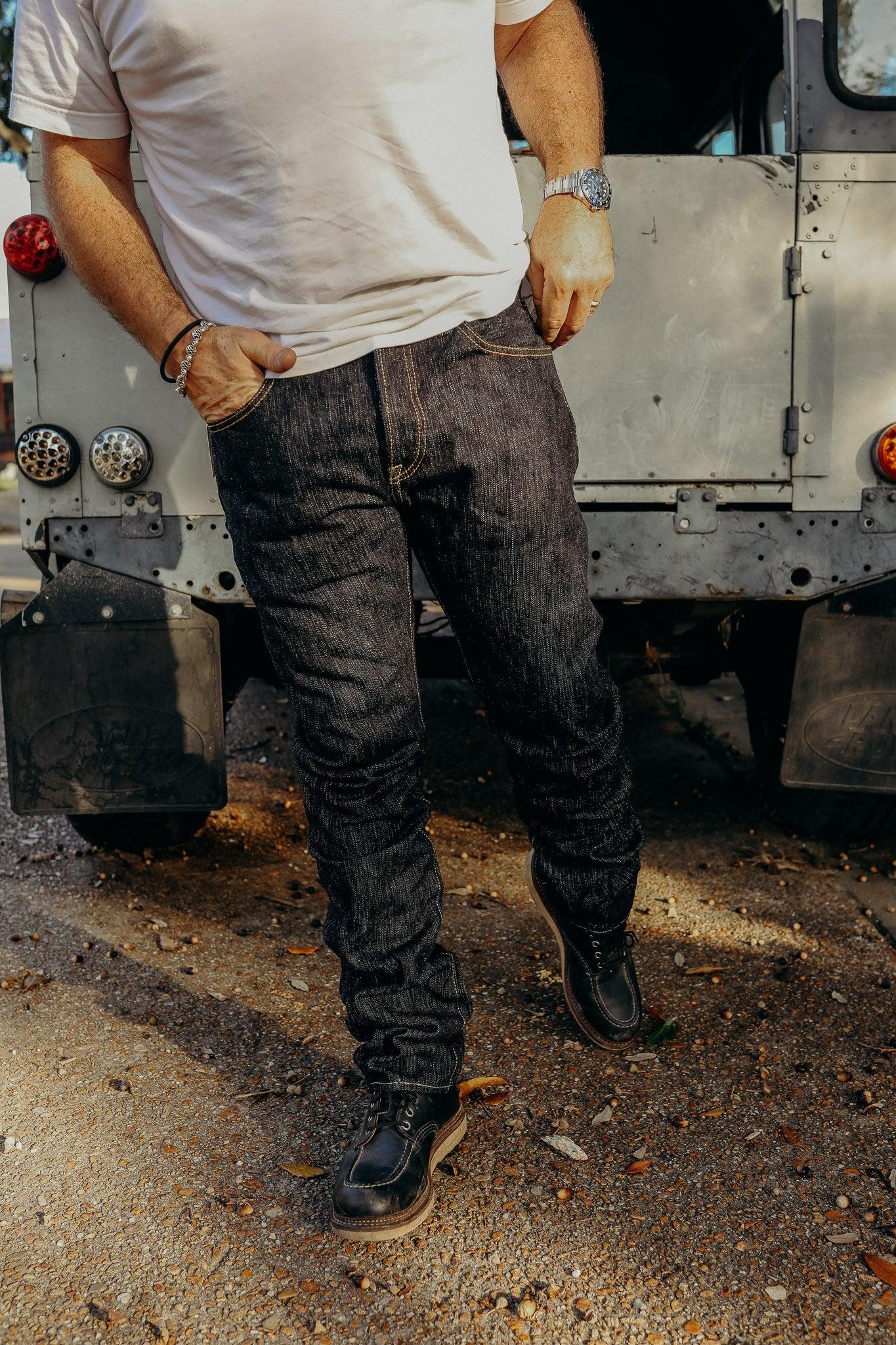 16oz Slubby Selvedge Denim Super Slim Cut Jeans - Indigo IH-555S-SLB