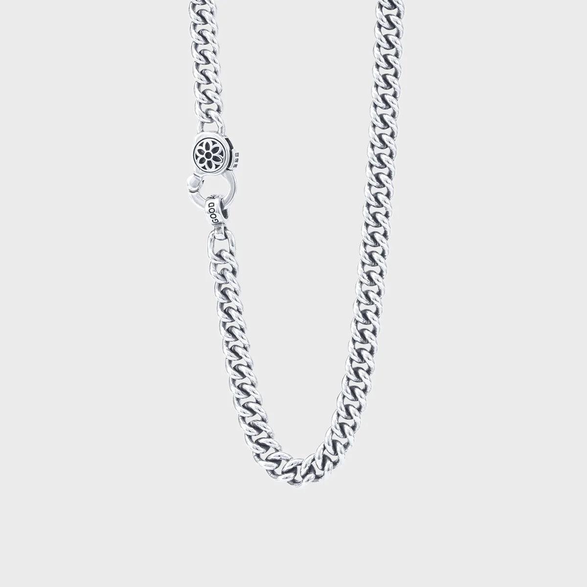 CURB CHAIN NECKLACE - A