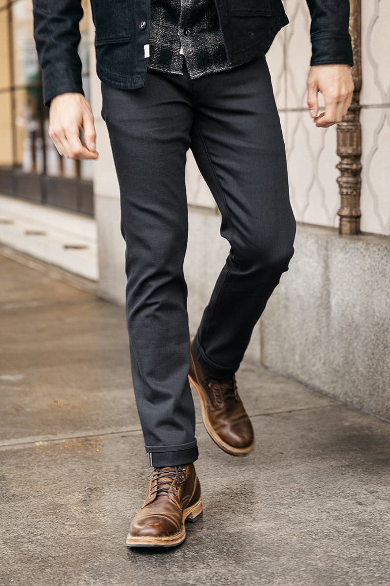 The Hammer Straight - Gray Black Raw 10.5oz Selvedge