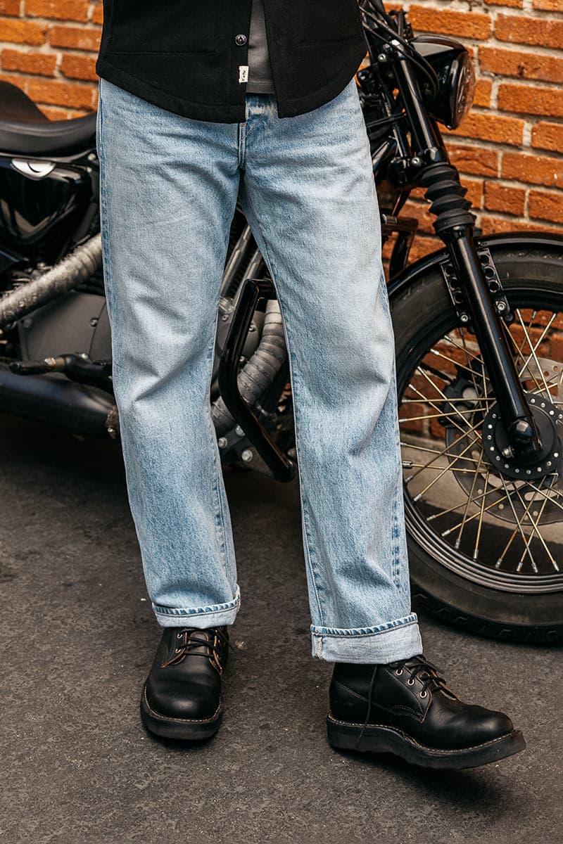 The Pail Loose Straight Teacore - Zoli 14.5oz Selvedge