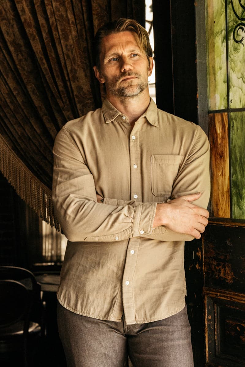 The Ripper Double Gauze Organic Cotton Shirt - Sand