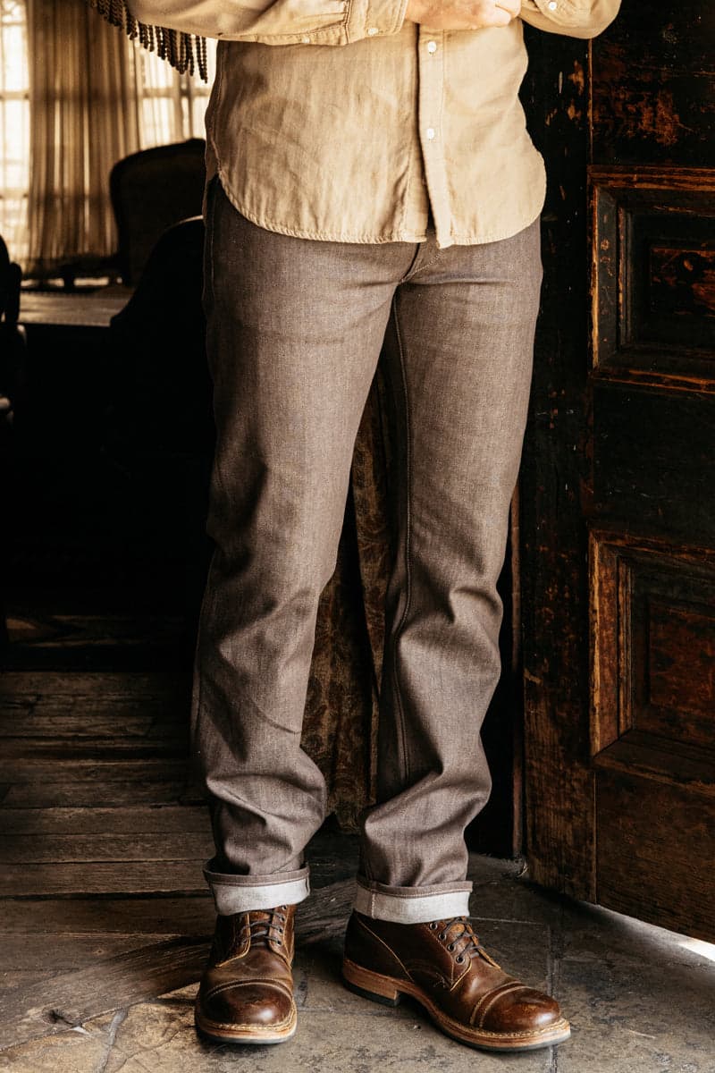 The Hammer Straight - Brown Raw 10.5oz Selvedge