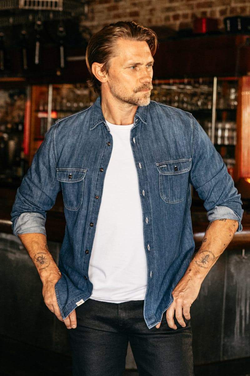 The Brace Shirt 7oz Denim - Dee