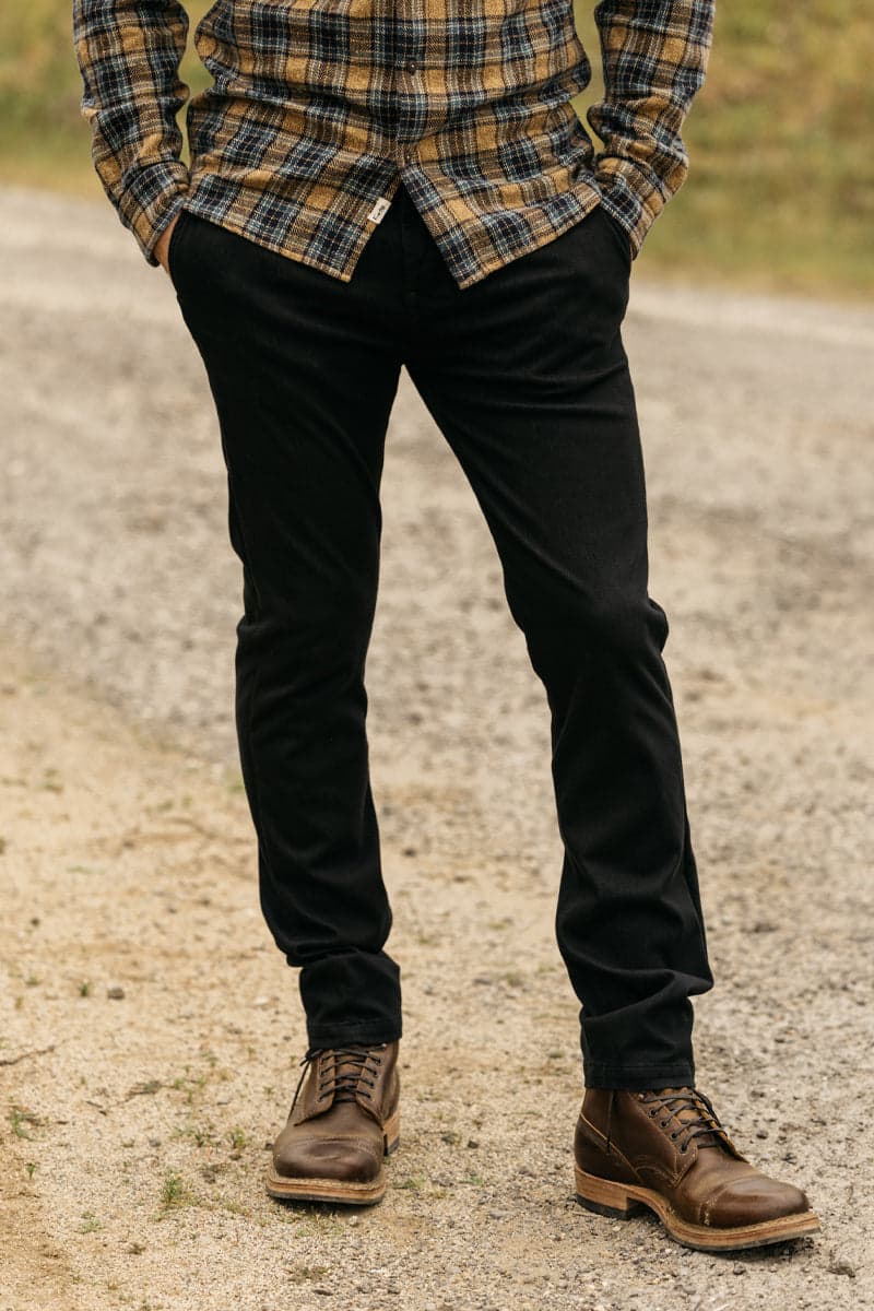 The Axe Slim Denit® Chino - Black