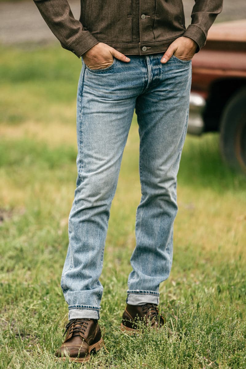 The Pen Slim Natural Slub Indigo - Lou 12.5oz Selvedge